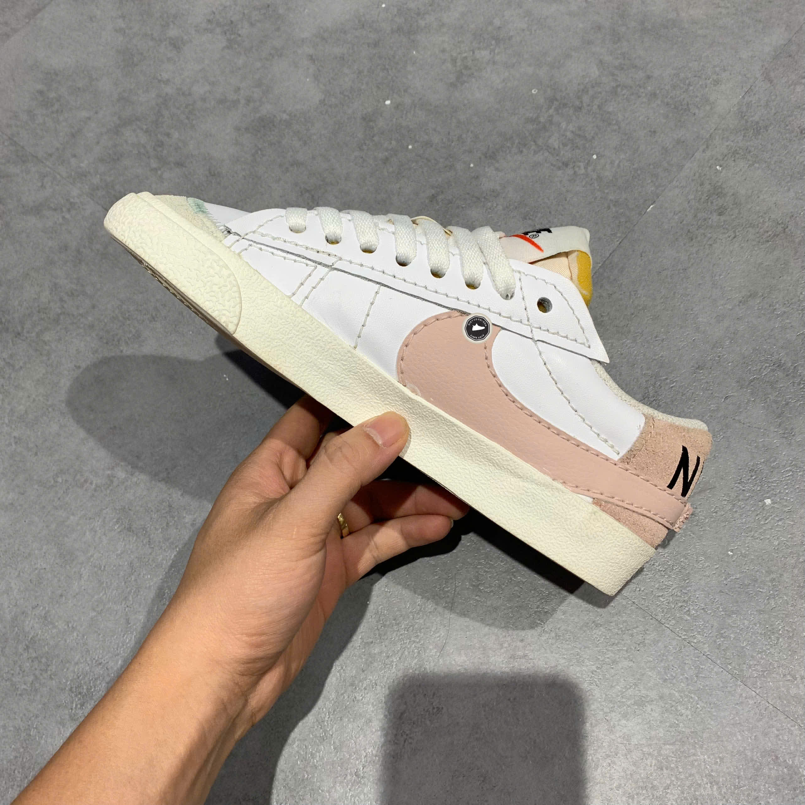 NIKE BLAZER LOW '77 JUMBO DQ1470 102 SIZE 38 GIÀY 2HAND CHÍNH HÃNG PVN20817