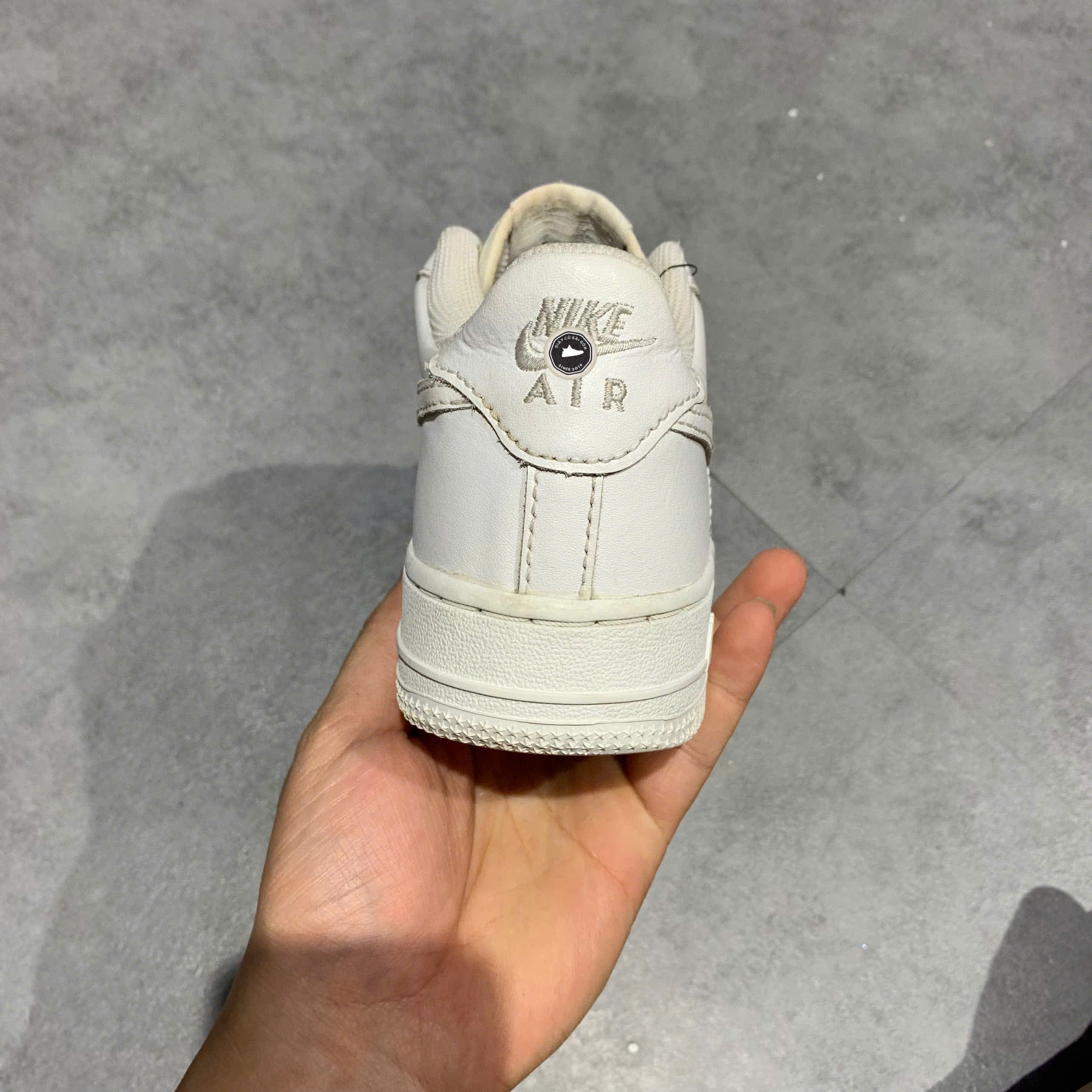 Nike Air Force 1 Low GS 'Triple White' 314192 117 SIZE 36 GIÀY 2HAND CHÍNH HÃNG PVN20796