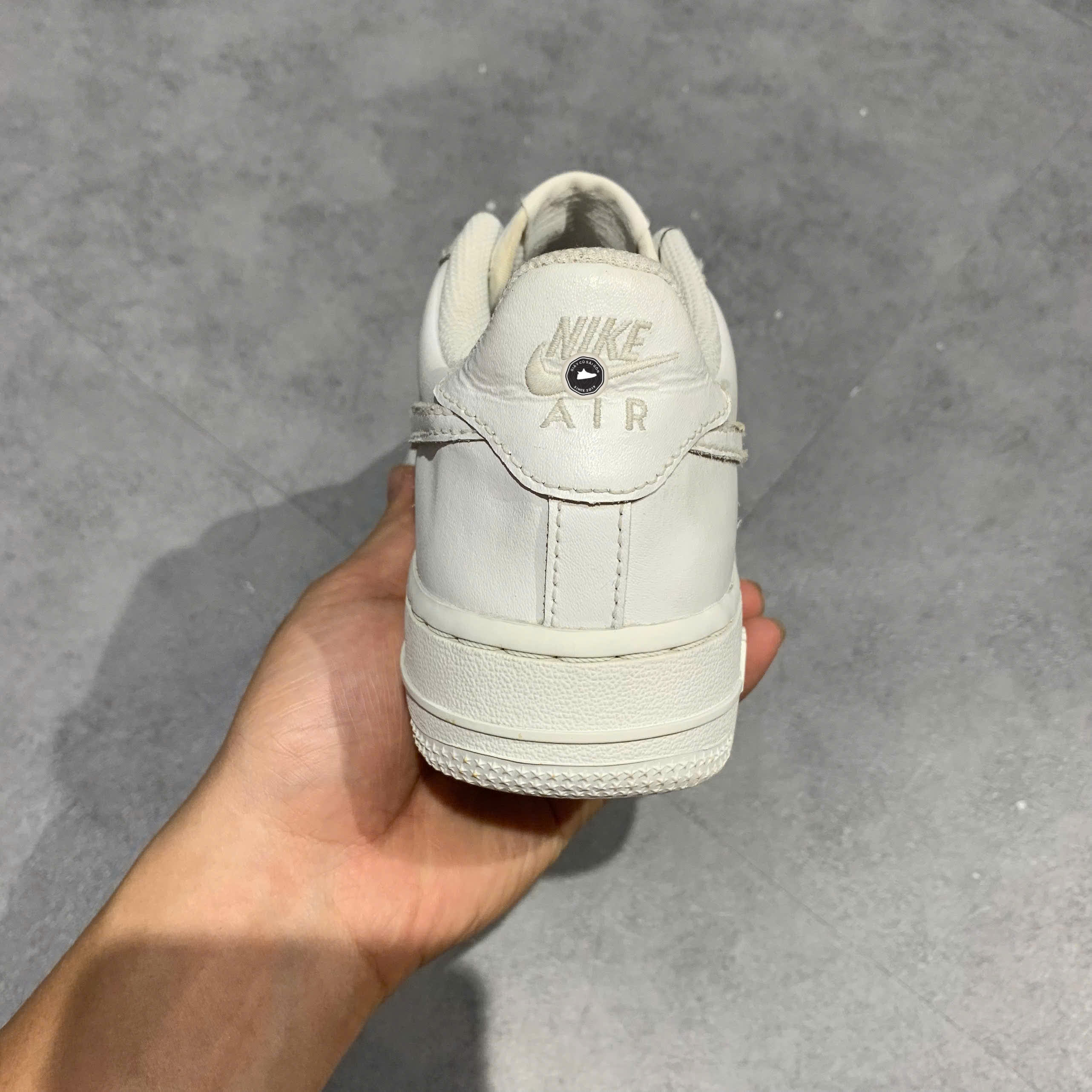 NIKE AIR FORCE 1 LOW GS 'WHITE' 314192 117 SIZE 36 GIÀY 2HAND CHÍNH HÃNG PVN20727