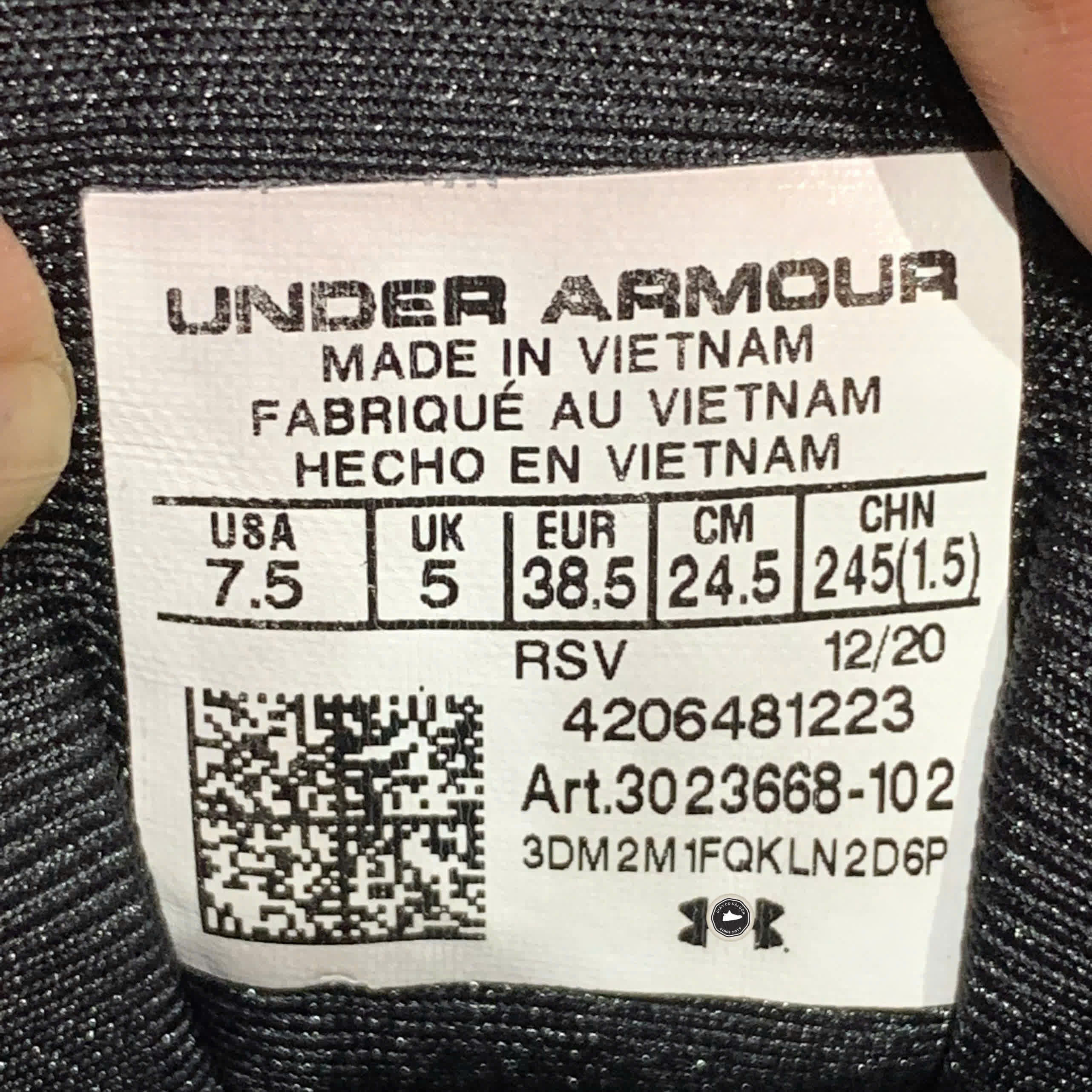 Under Armour Wmns Charged Breathe 'International Women's Day' 3023668 102 SIZE 38.5 GIÀY 2HAND CHÍNH HÃNG PVN20861