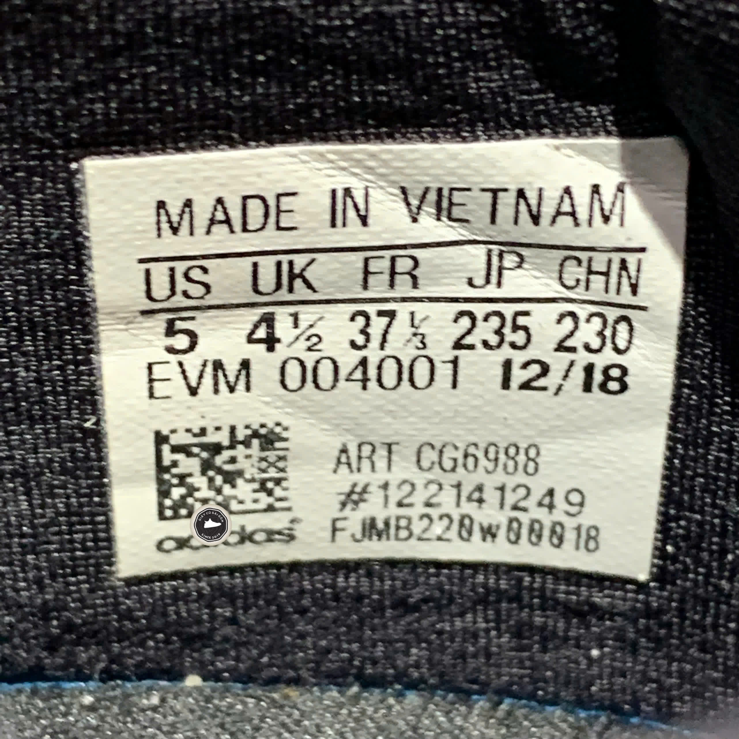 ADIDAS PROPHERE CORE BLACK CG6988 SIZE 37 1/3 GIÀY 2HAND CHÍNH HÃNG PVN20848