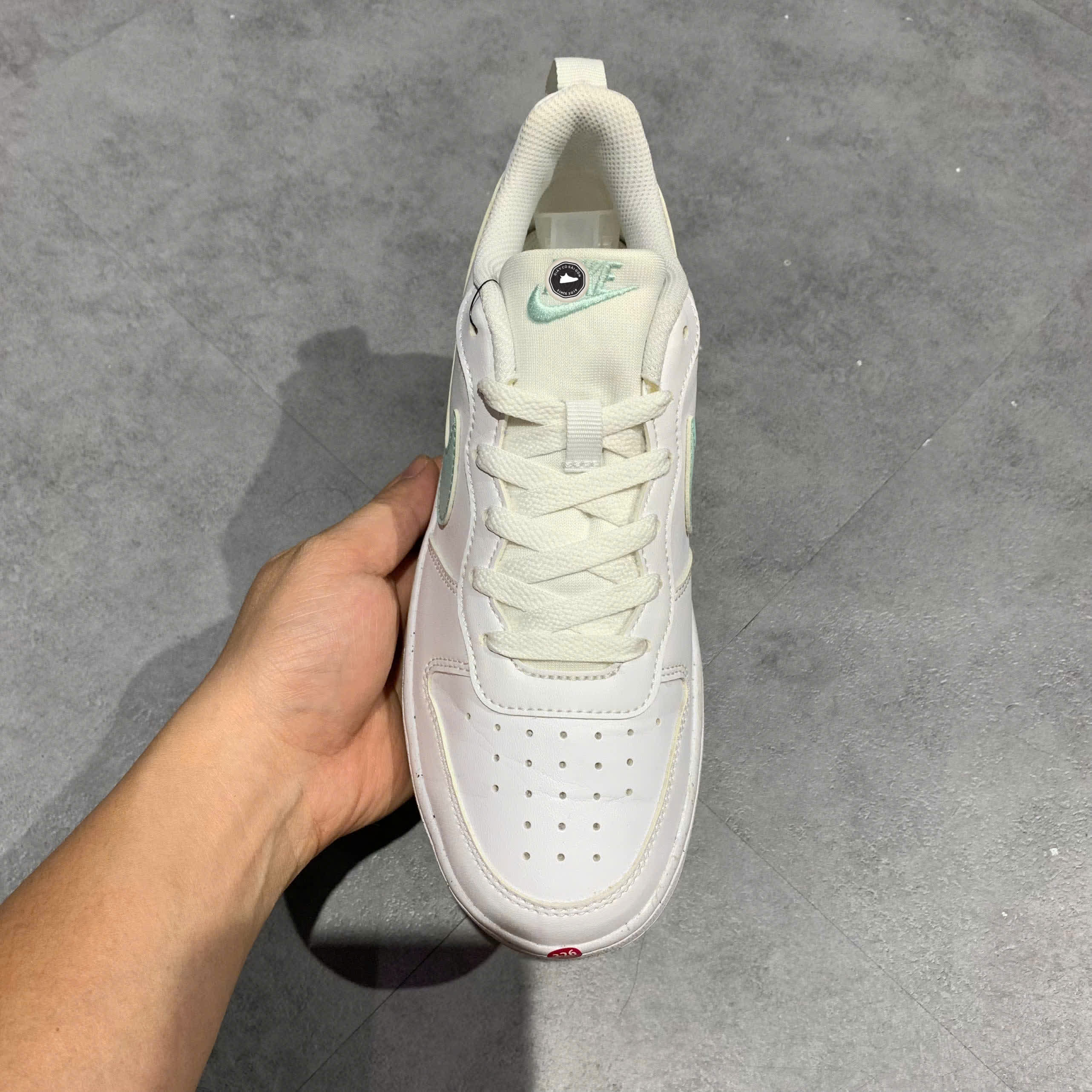 Nike Court Borough Low Recraft (GS) DV5456 102 SIZE 37.5 GIÀY 2HAND CHÍNH HÃNG PVN20979