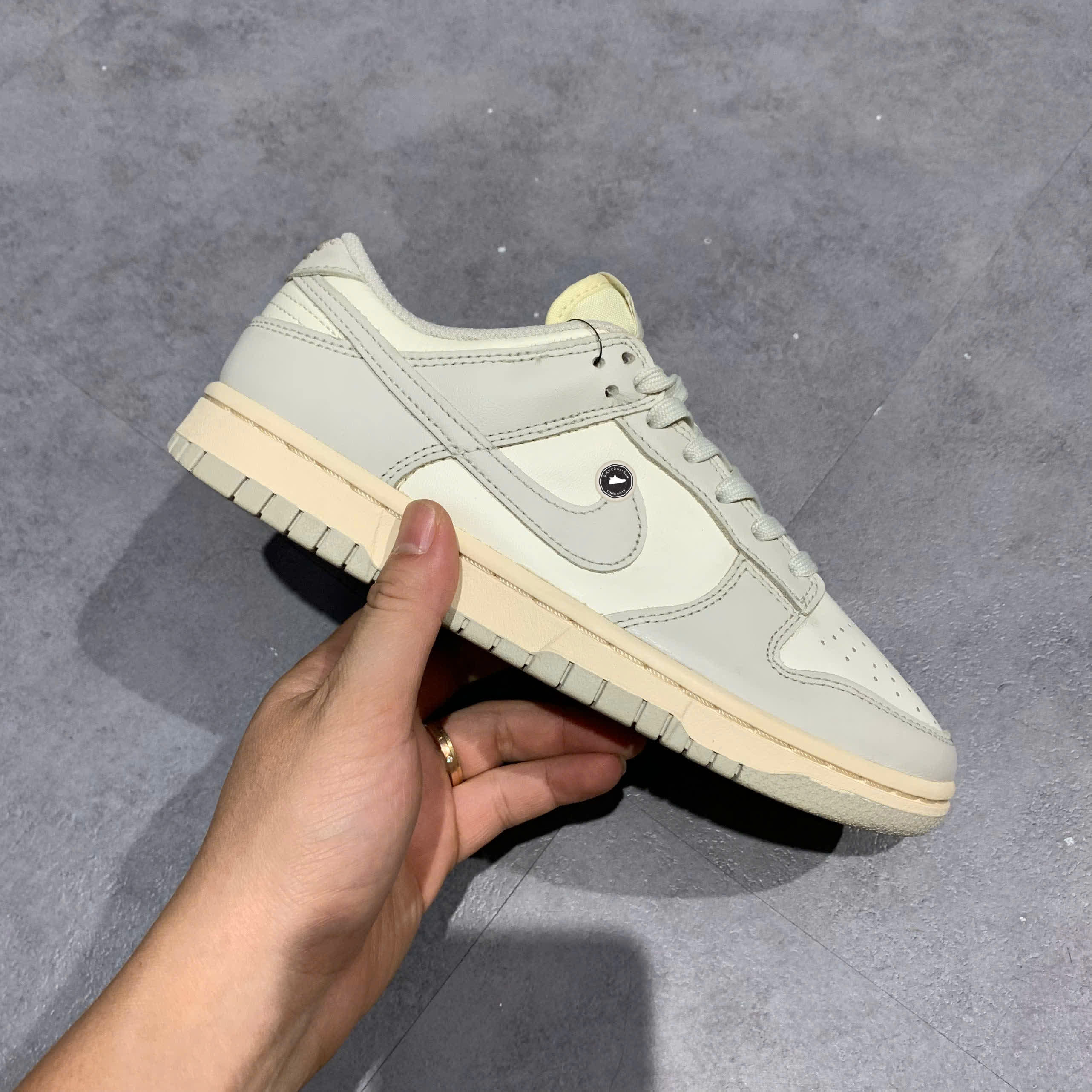 Nike Dunk Low Sail Light Bone (W) DD1503 107 SIZE 37.5 GIÀY 2HAND CHÍNH HÃNG PVN20881