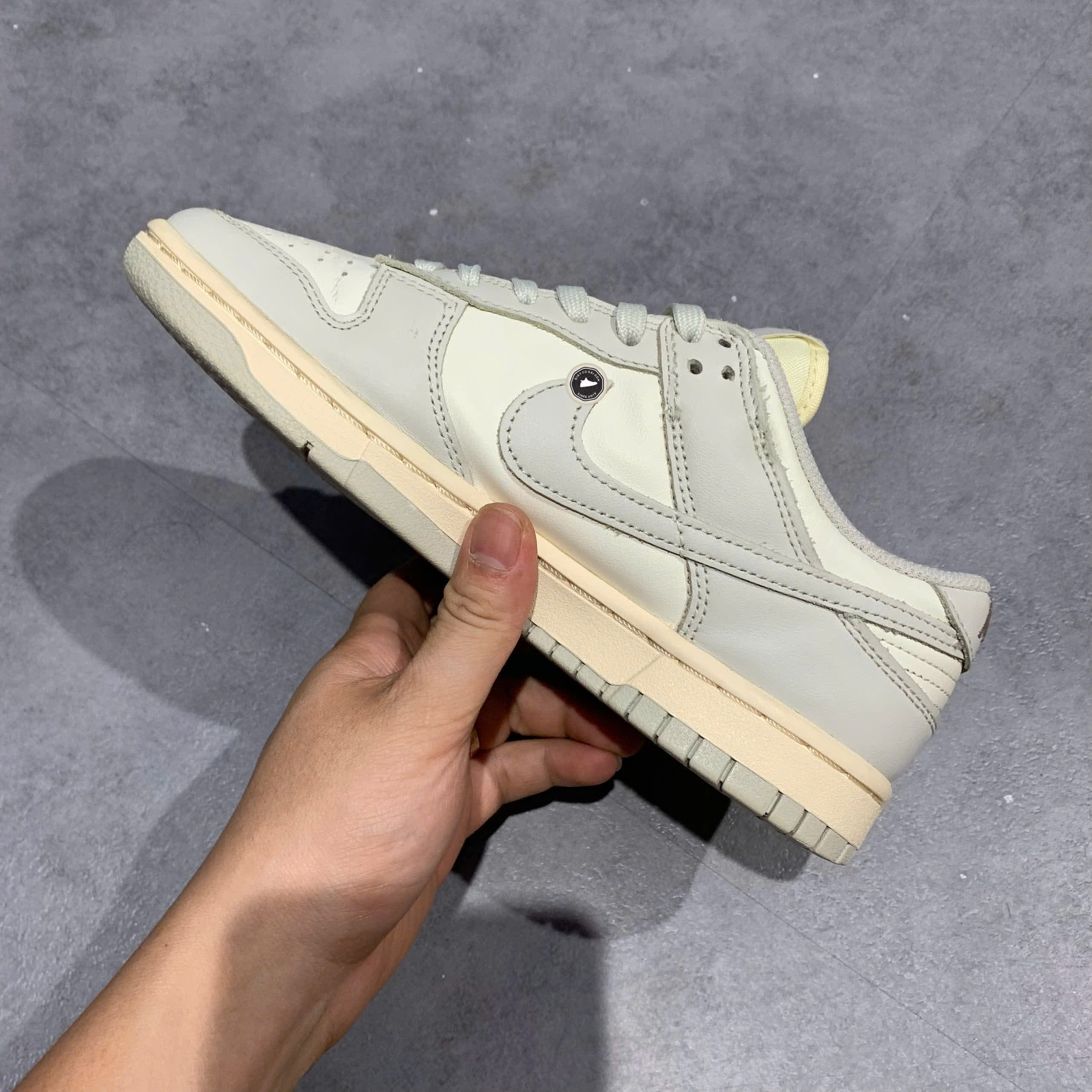 Nike Dunk Low Sail Light Bone (W) DD1503 107 SIZE 37.5 GIÀY 2HAND CHÍNH HÃNG PVN20881