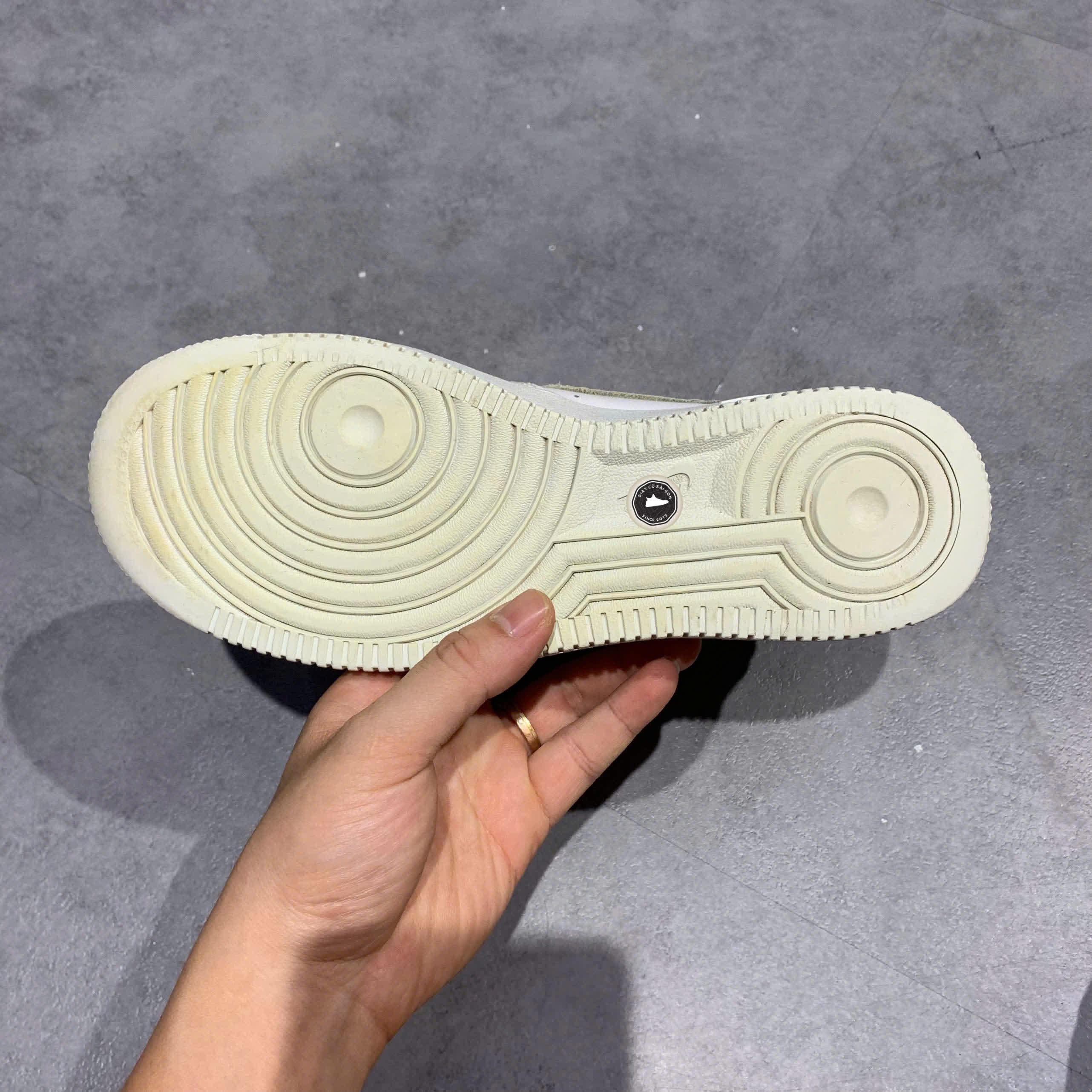 Nike Air Force 1 Low GS 'White' 314192 117 SIZE 37.5 GIÀY 2HAND CHÍNH HÃNG PVN20705