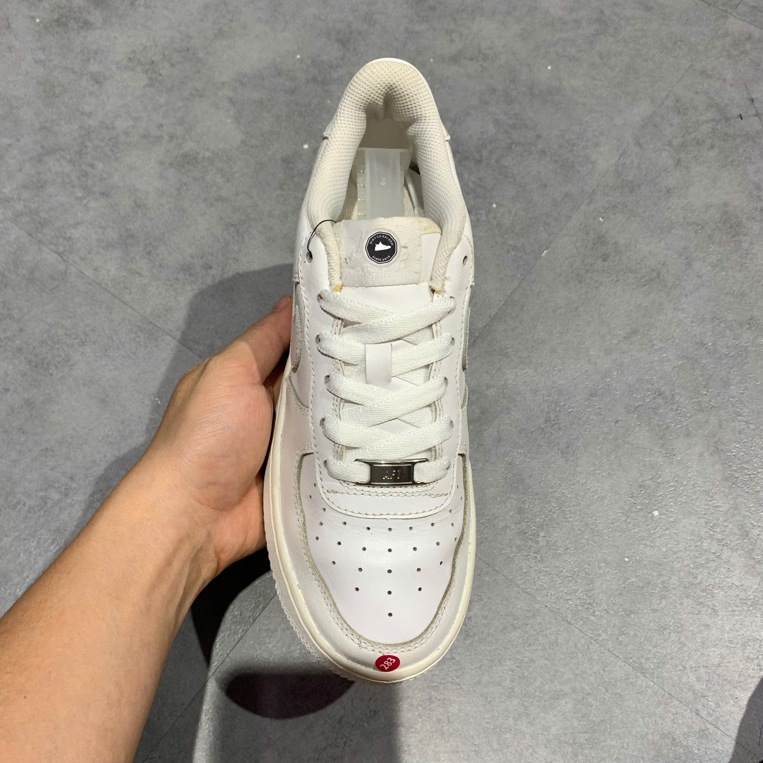 Nike Air Force 1 Low GS 'White' 314192 117 SIZE 37.5 GIÀY 2HAND CHÍNH HÃNG PVN20705