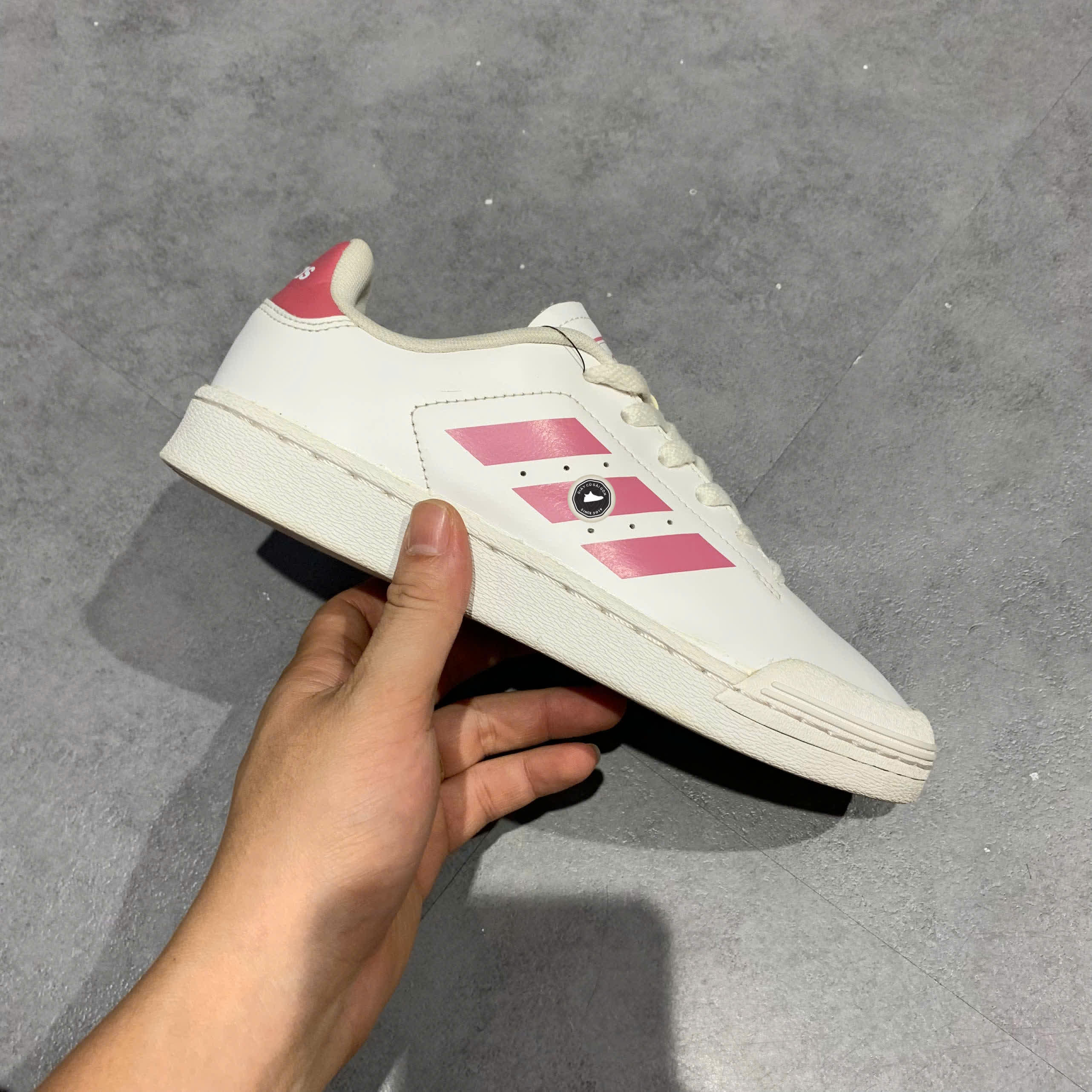 ADIDAS GRAND COURT CLOUDFOAM LIFESTYLE B96215 SIZE 37 1/3 GIÀY 2HAND CHÍNH HÃNG PVN20846