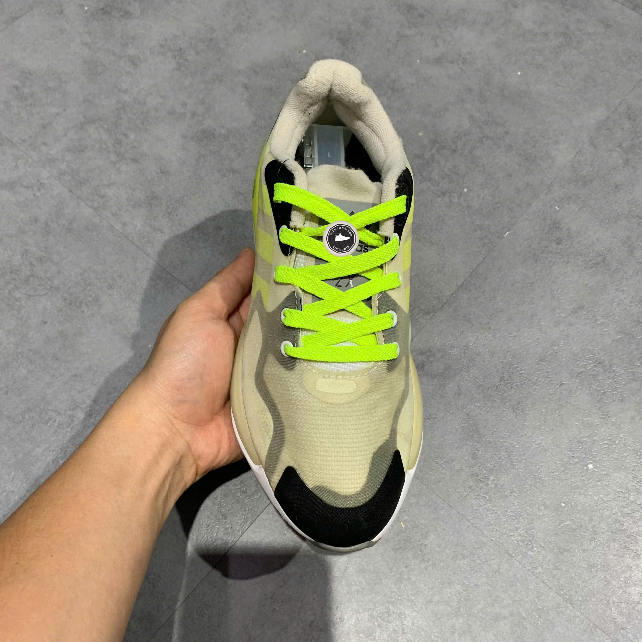 Adidas ZX Alkyne White Solar Yellow FX6227 SIZE 36 GIÀY 2HAND CHÍNH HÃNG PVN20835