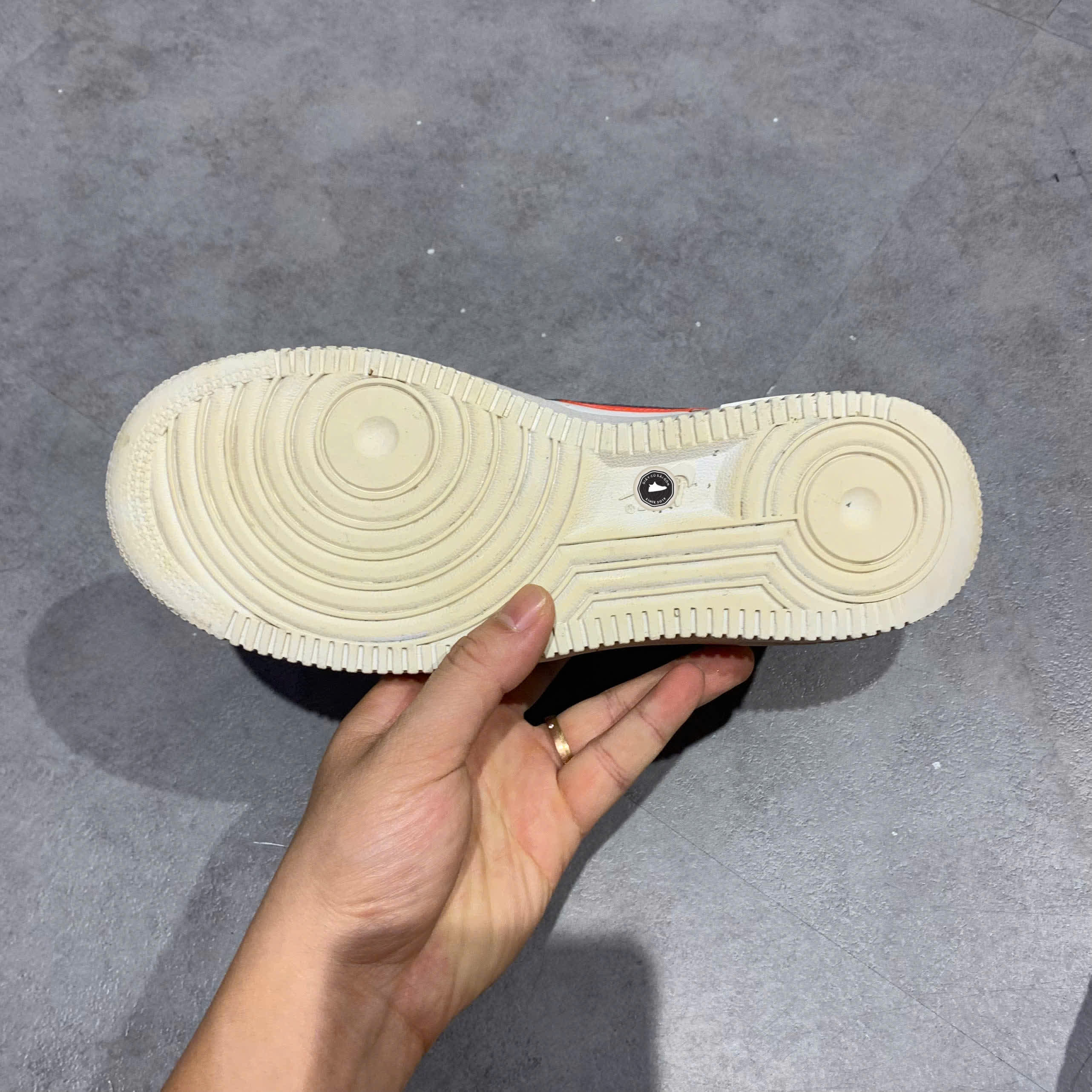 NIKE AIR FORCE 1 LV8 KSA GS '3D GLASSES' BV2551 100 SIZE 38.5 GIÀY 2HAND CHÍNH HÃNG PVN20698