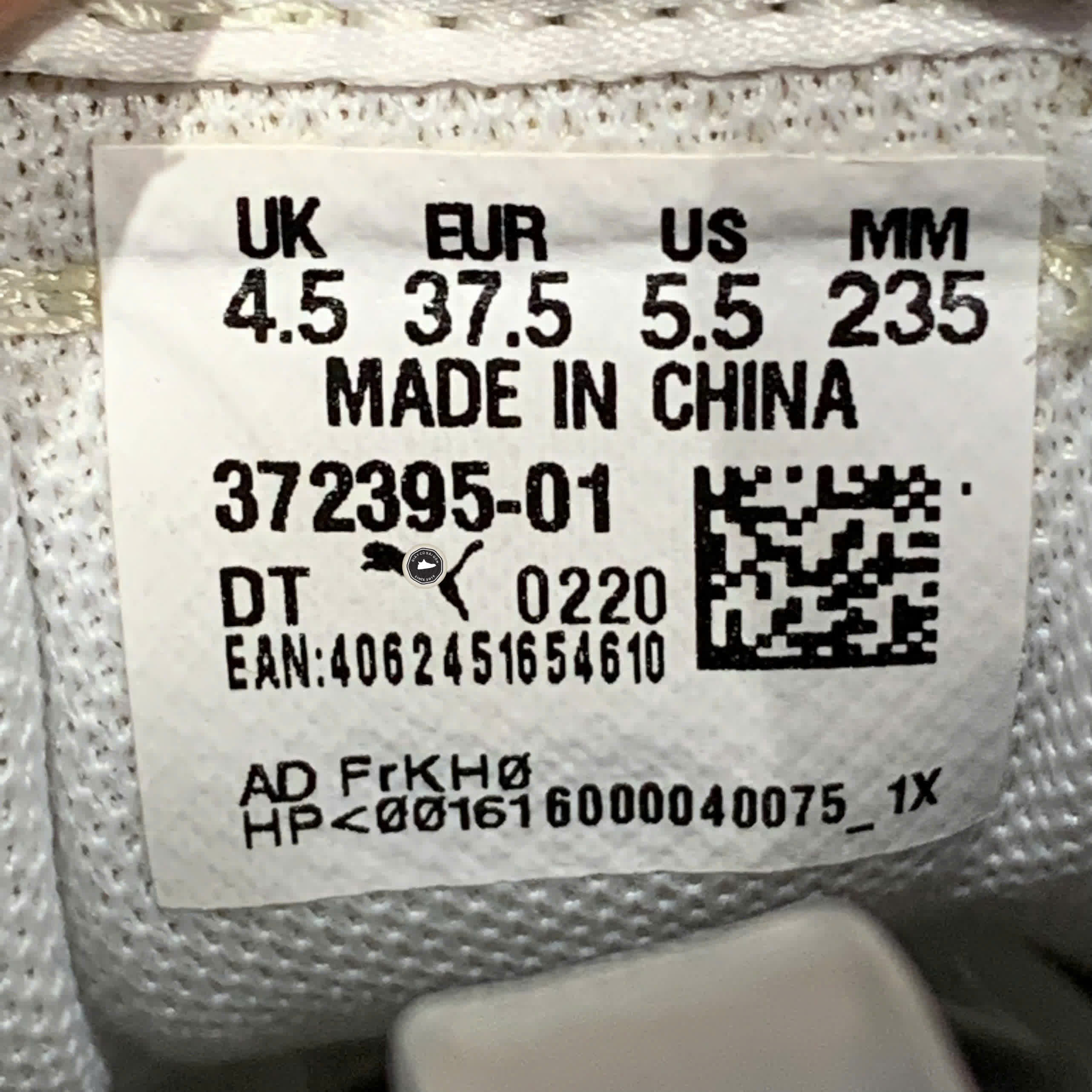 PUMA Ralph Sampson Lo Perf 'White Green' 372395 01 SIZE 37.5 GIÀY 2HAND CHÍNH HÃNG PVN20847