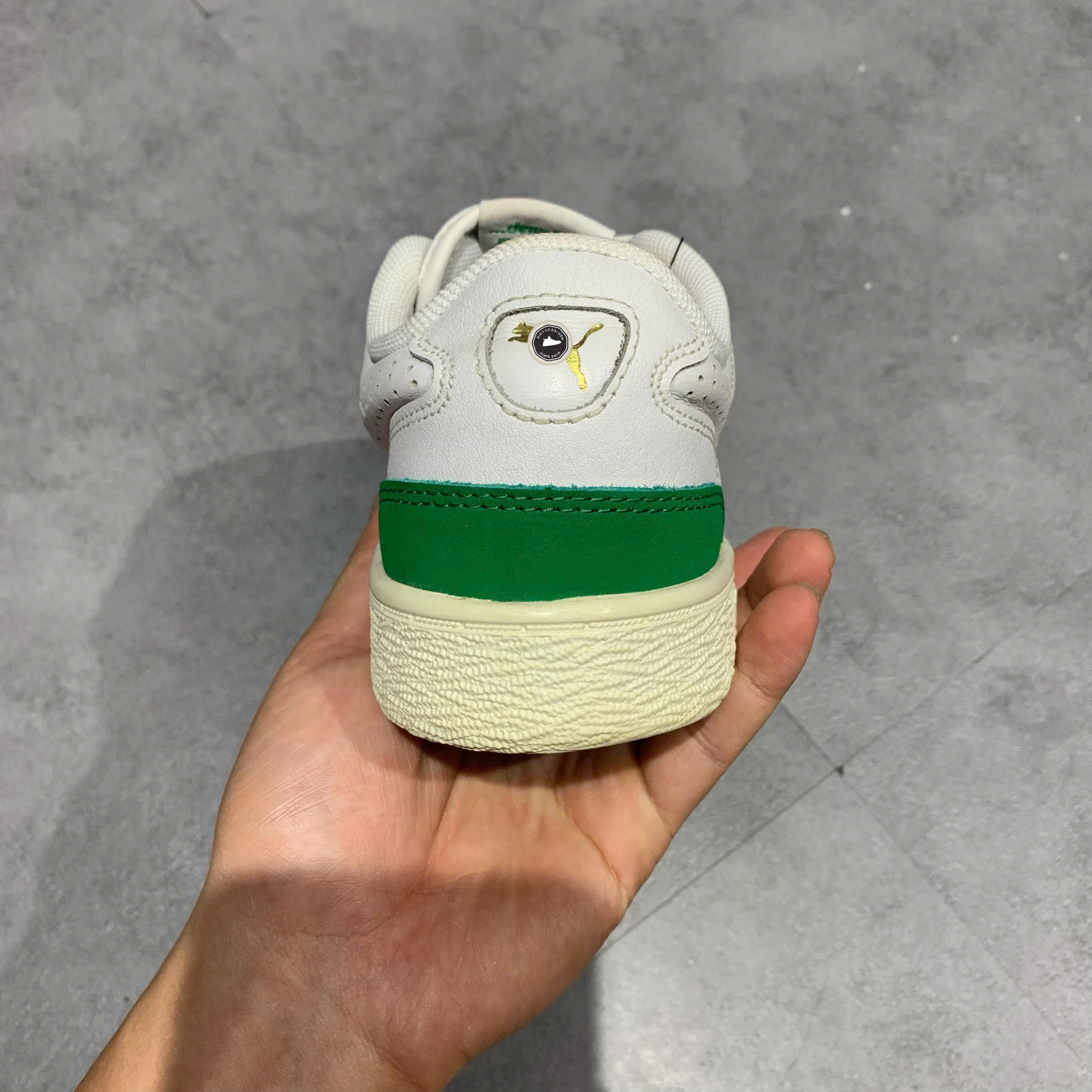 PUMA Ralph Sampson Lo Perf 'White Green' 372395 01 SIZE 37.5 GIÀY 2HAND CHÍNH HÃNG PVN20847