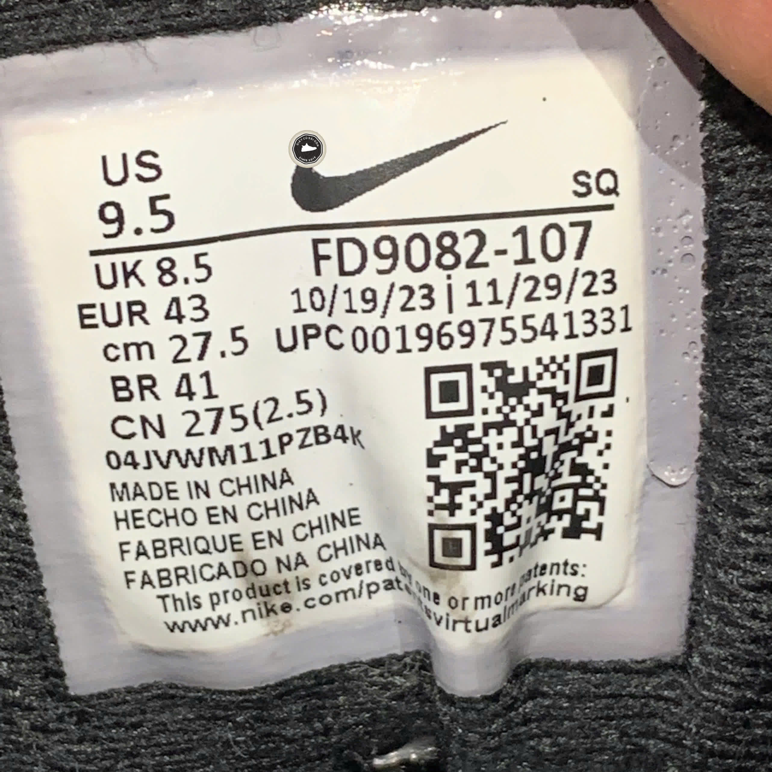 NIKE AIR MAX 1 fd902 107 SIZE 43 GIÀY 2HAND CHÍNH HÃNG PVN20475