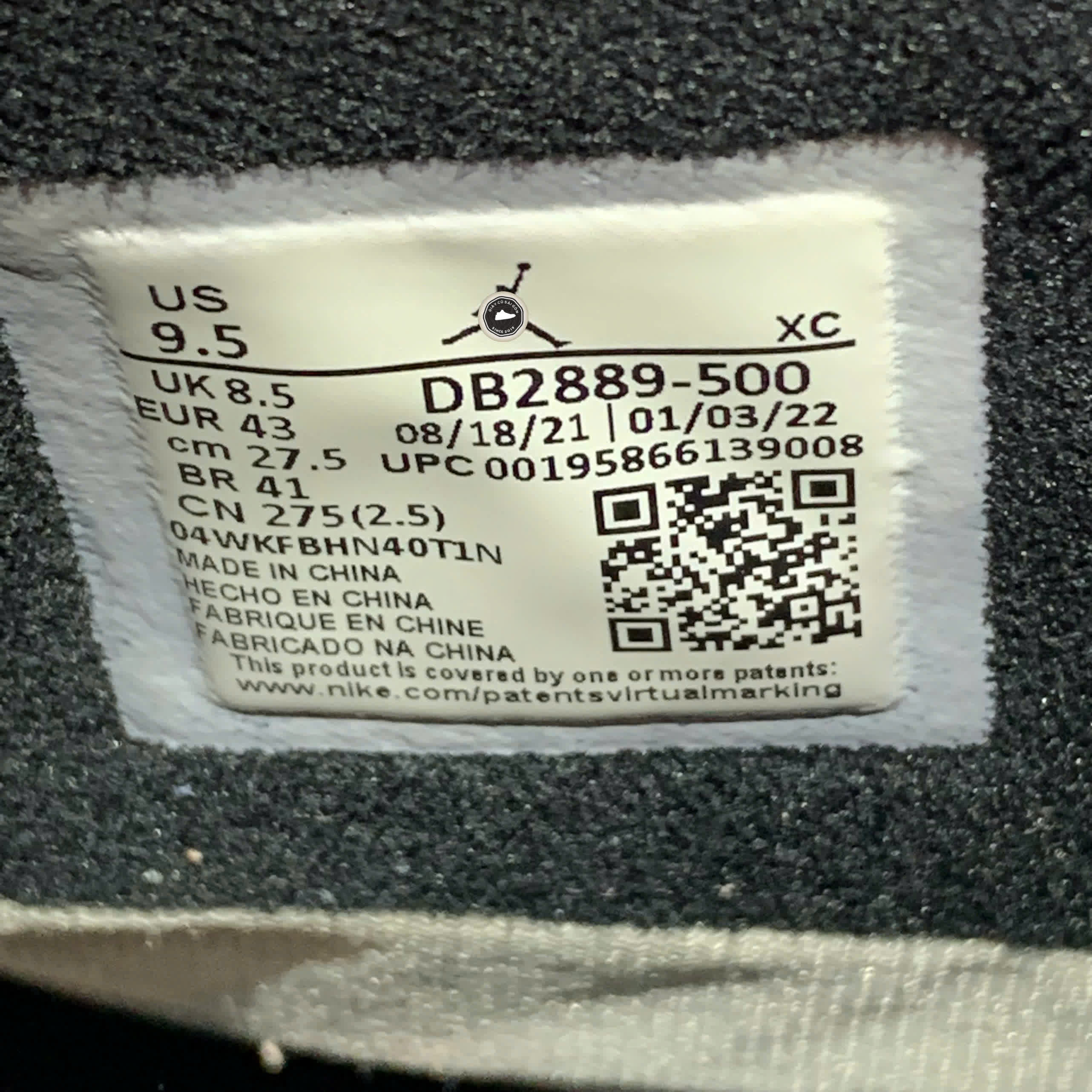 JORDAN 1 HIGH ELEMENT GORE-TEX BERRY DB2889-500 SIZE 43 GIÀY 2HAND CHÍNH HÃNG PVN20638