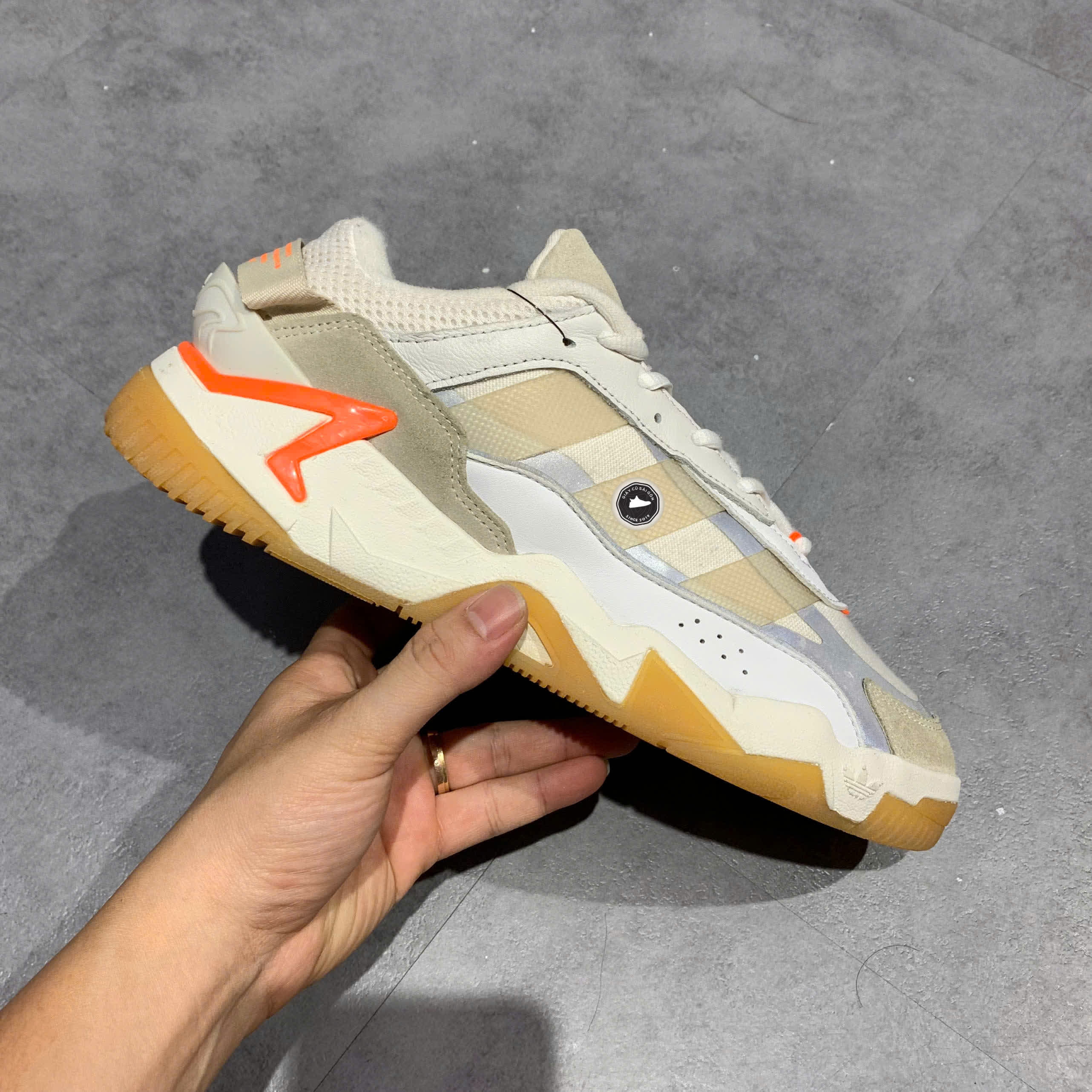 ADIDAS ORIGINALS NITEBALL 2.0 'WHITE' GZ3628 SIZE 42 GIÀY 2HAND CHÍNH HÃNG PVN20571