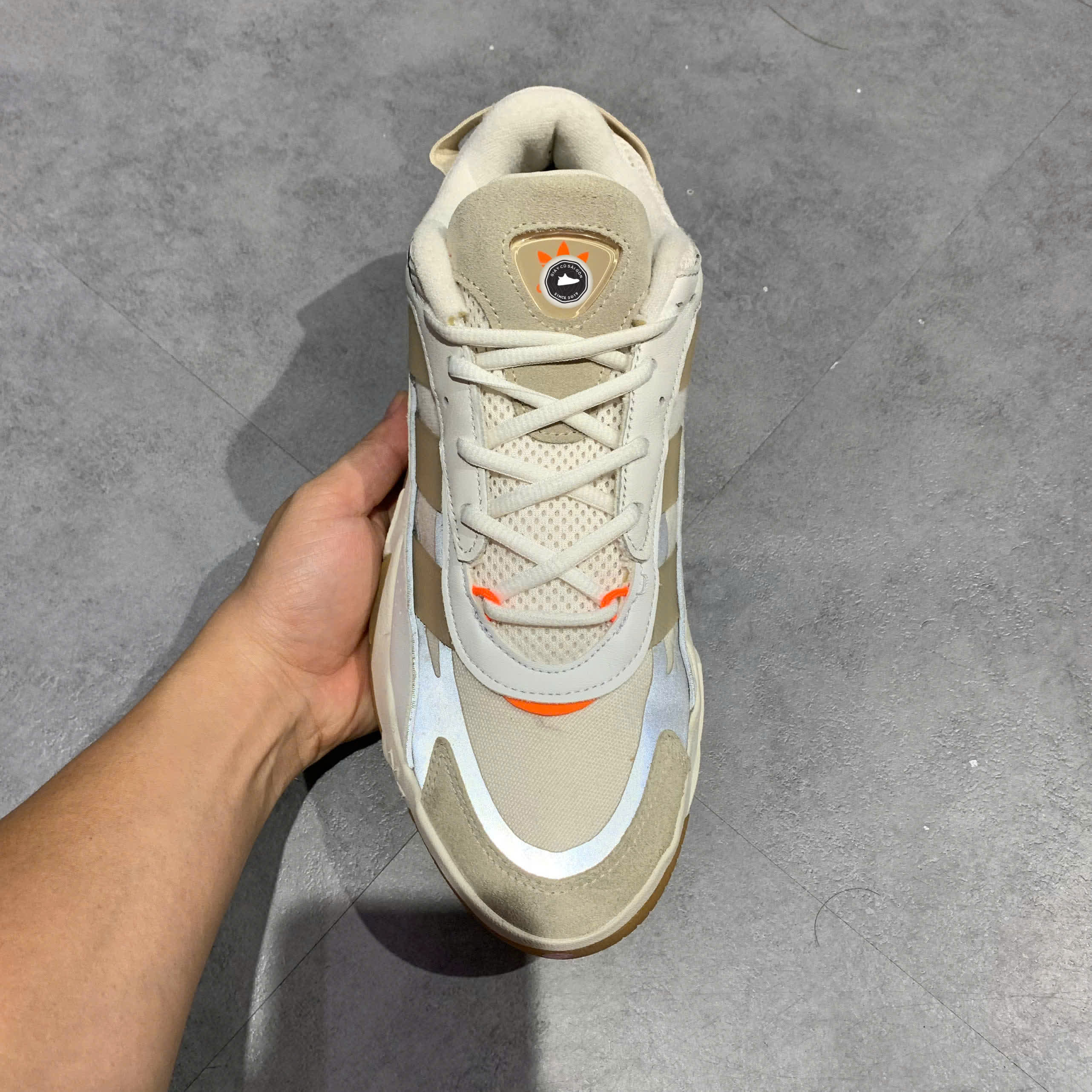 ADIDAS ORIGINALS NITEBALL 2.0 'WHITE' GZ3628 SIZE 42 GIÀY 2HAND CHÍNH HÃNG PVN20571