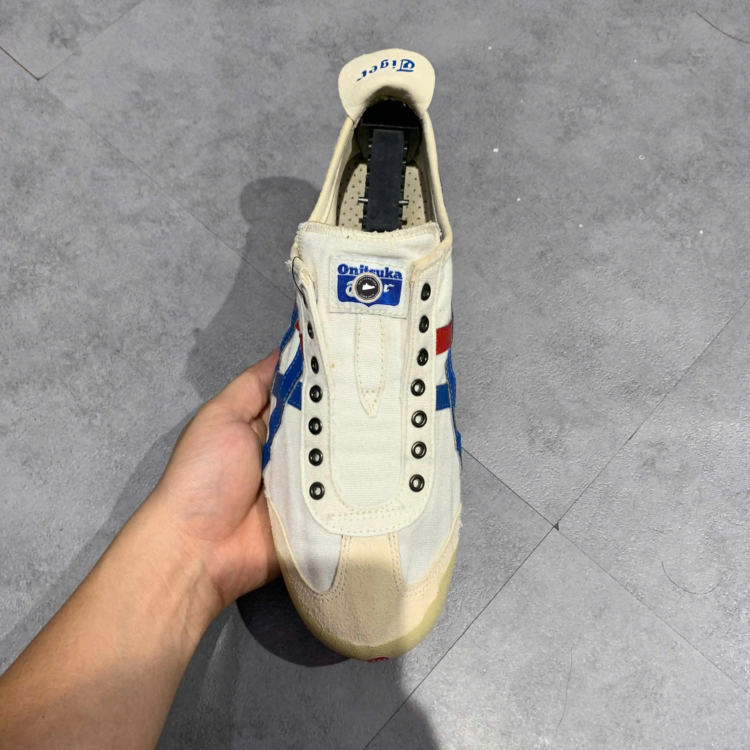 ONITSUKA TIGER MEXICO 66 SLIP-ON D3K0N SIZE 42 GIÀY 2HAND CHÍNH HÃNG PVN20613