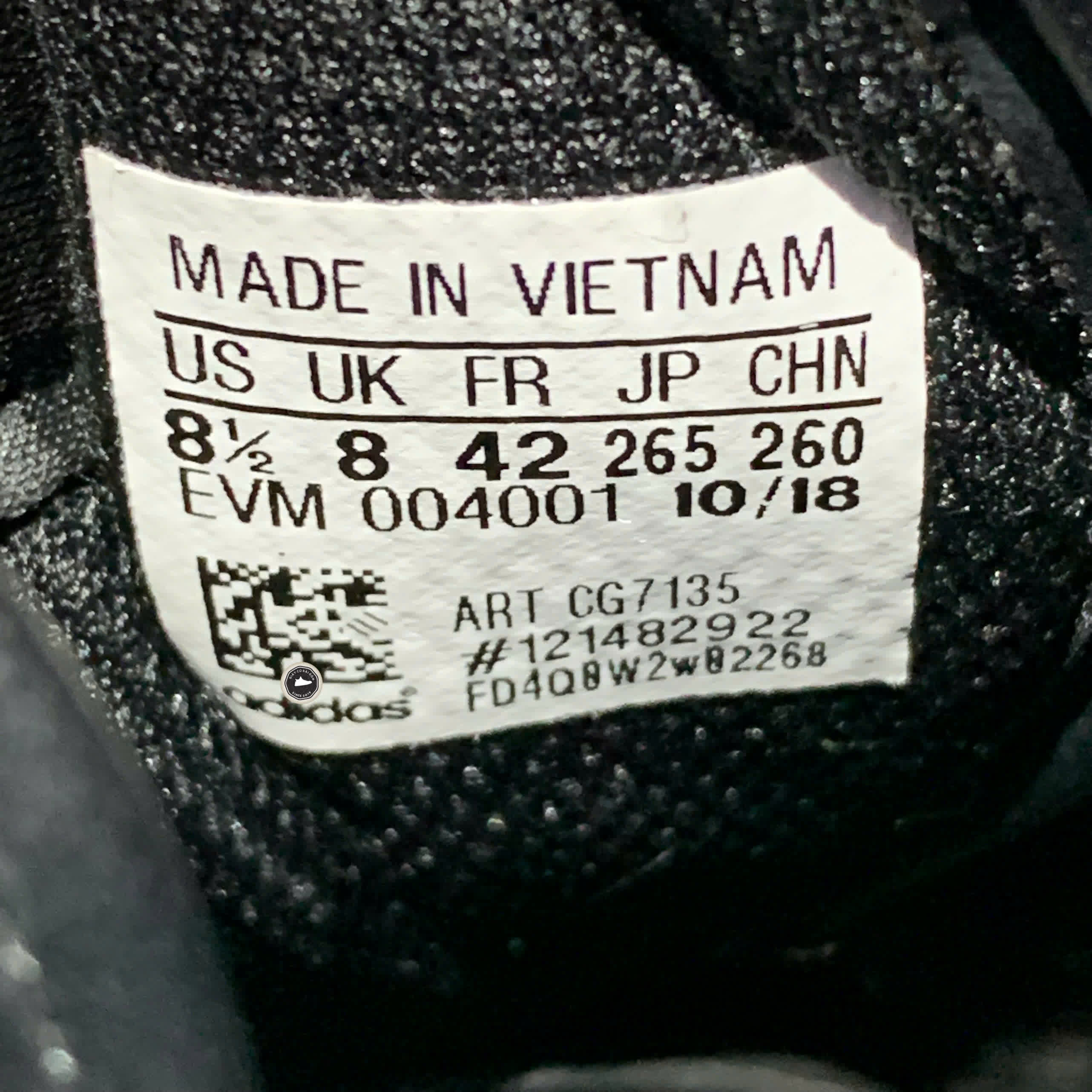 ADIDAS ORIGINALS FORUM LO 'BLACK WHITE' CG7135 SIZE 42 GIÀY 2HAND CHÍNH HÃNG PVN20498