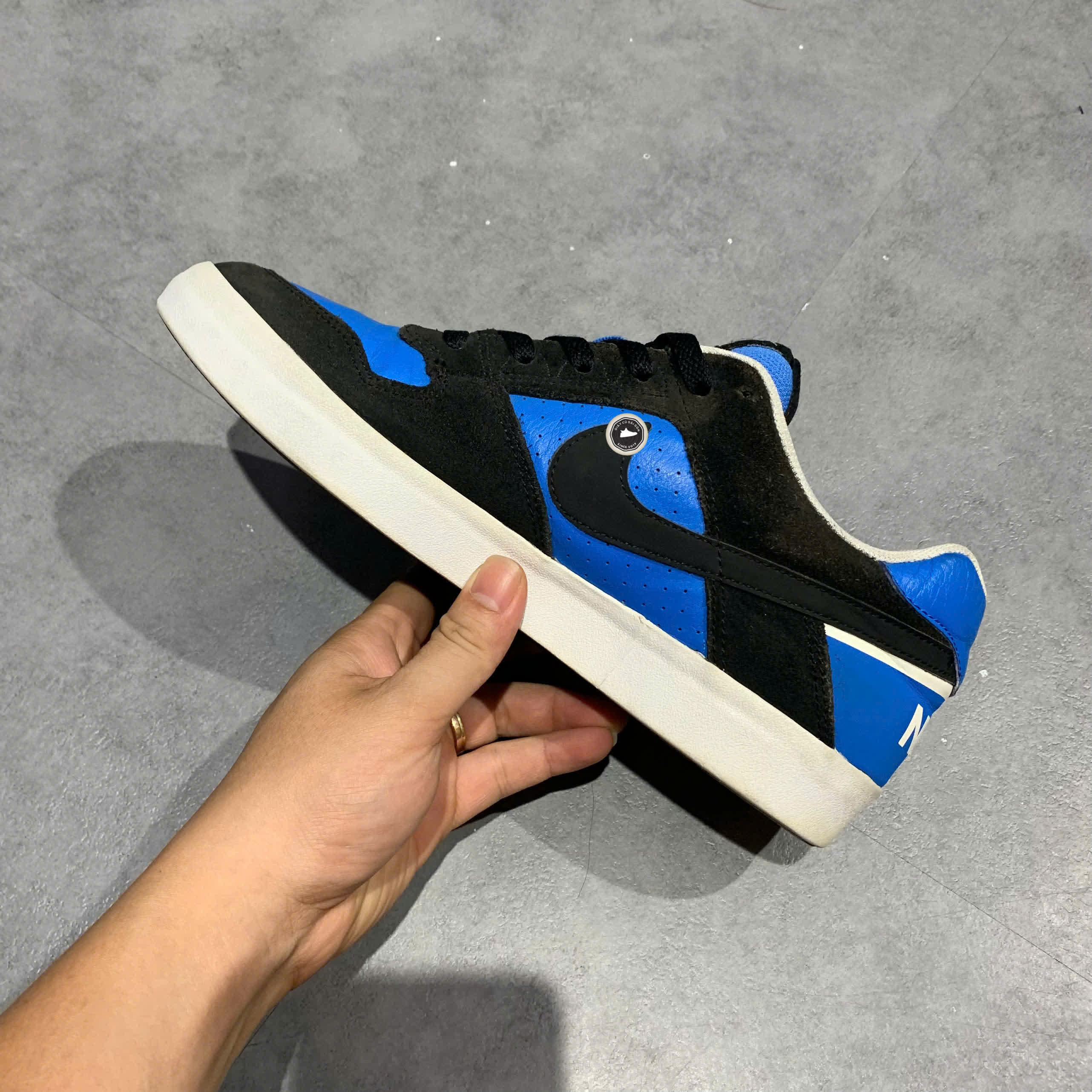 NIKE SB DELTA FORCE VULC 'ITALY BLUE' 942237 004 SIZE 42 GIÀY 2HAND CHÍNH HÃNG PVN20516