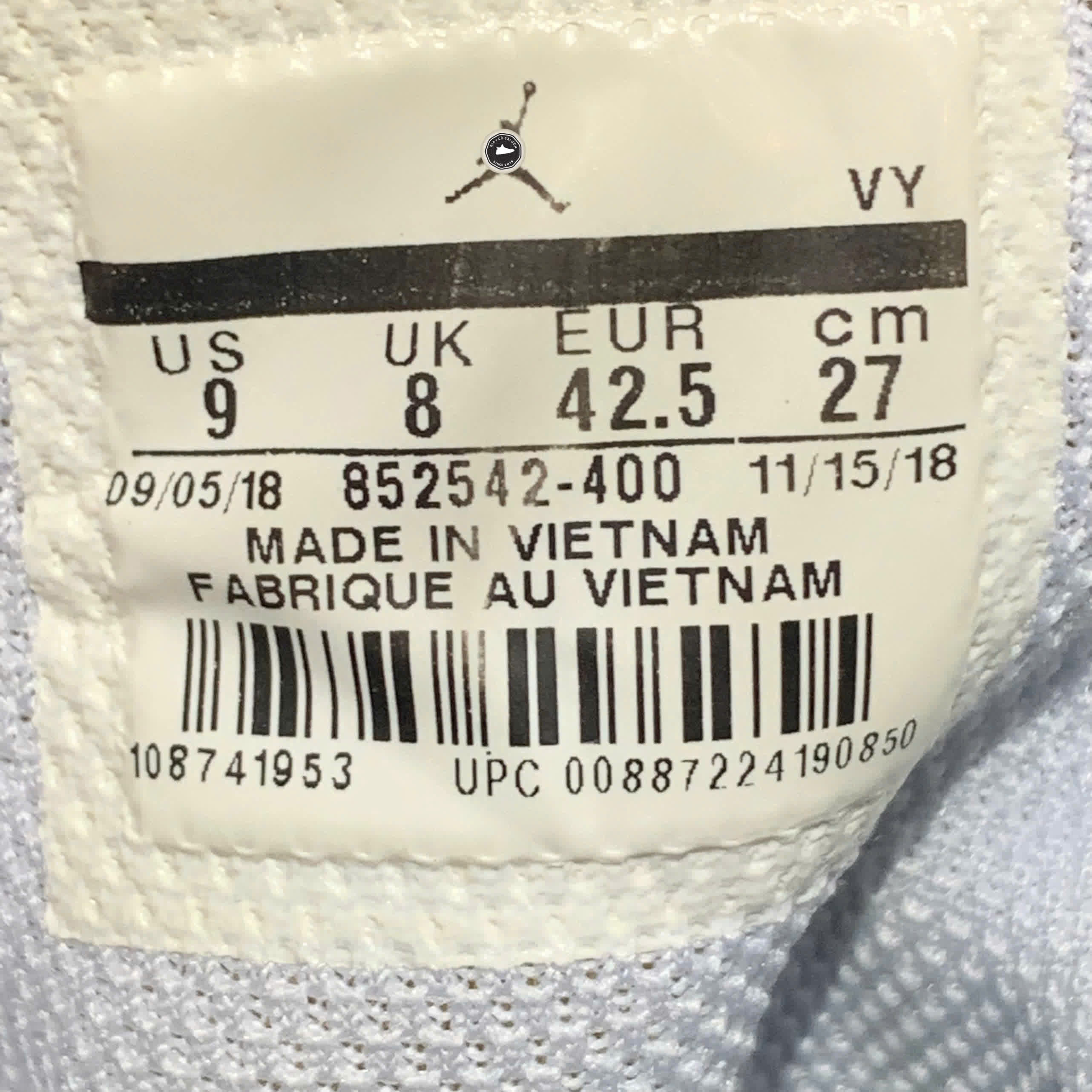 NIKE AIR JORDAN 1 RETRO MID SE 'DEEP ROYAL BLUE' 852542 400 SIZE 42.5 GIÀY 2HAND CHÍNH HÃNG PVN20657