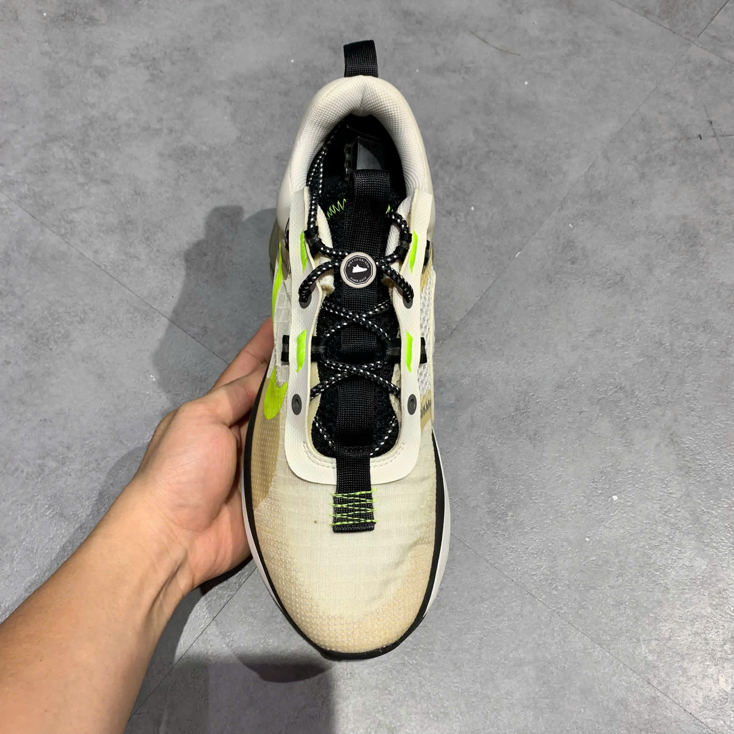 Nike Air Max 2021 Summit White Volt DH5134 100 SIZE 42.5 GIÀY 2HAND CHÍNH HÃNG PVN20553