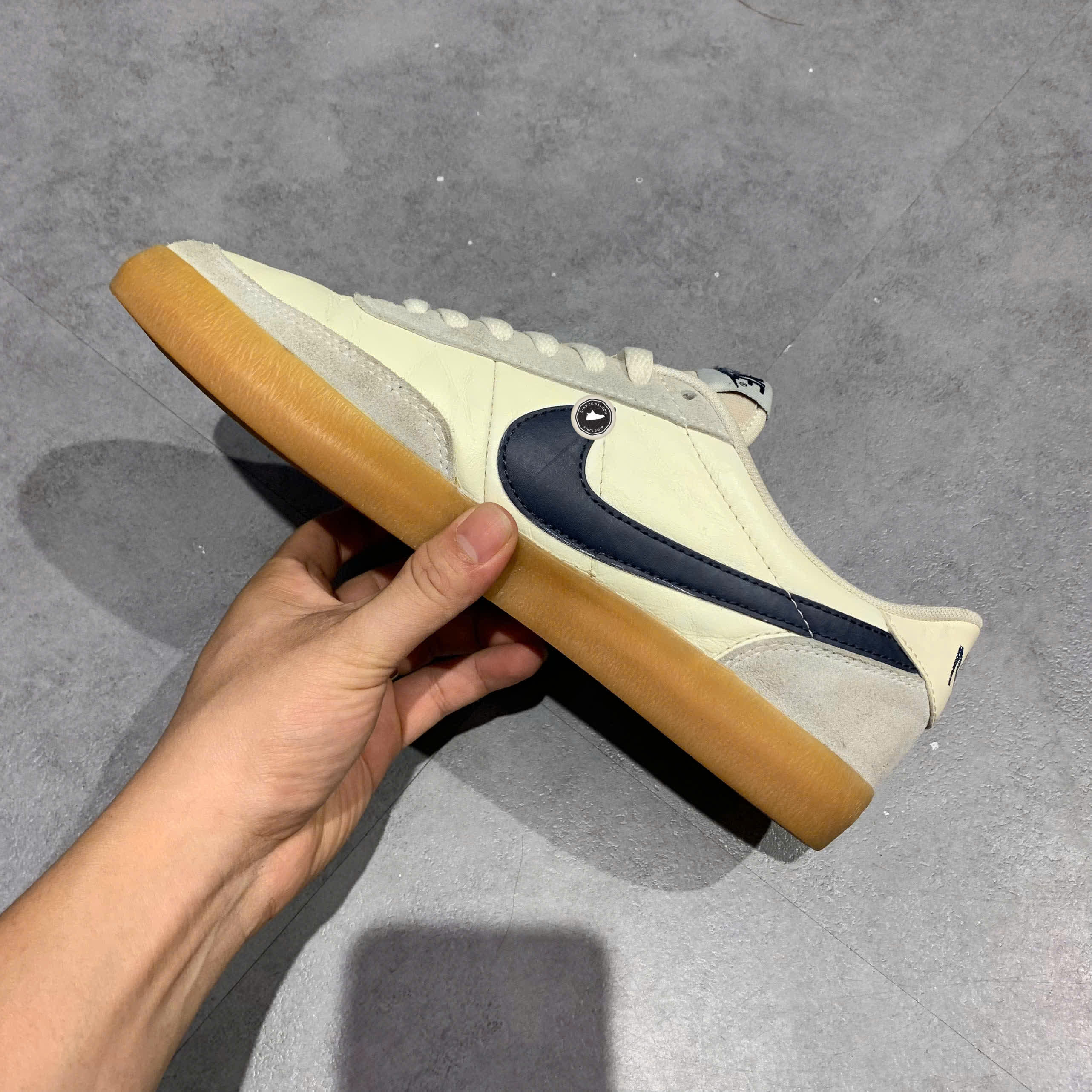 NIKE KILLSHOT 2 'MIDNIGHT NAVY' 432997 107 SIZE 42.5 GIÀY 2HAND CHÍNH HÃNG PVN20586