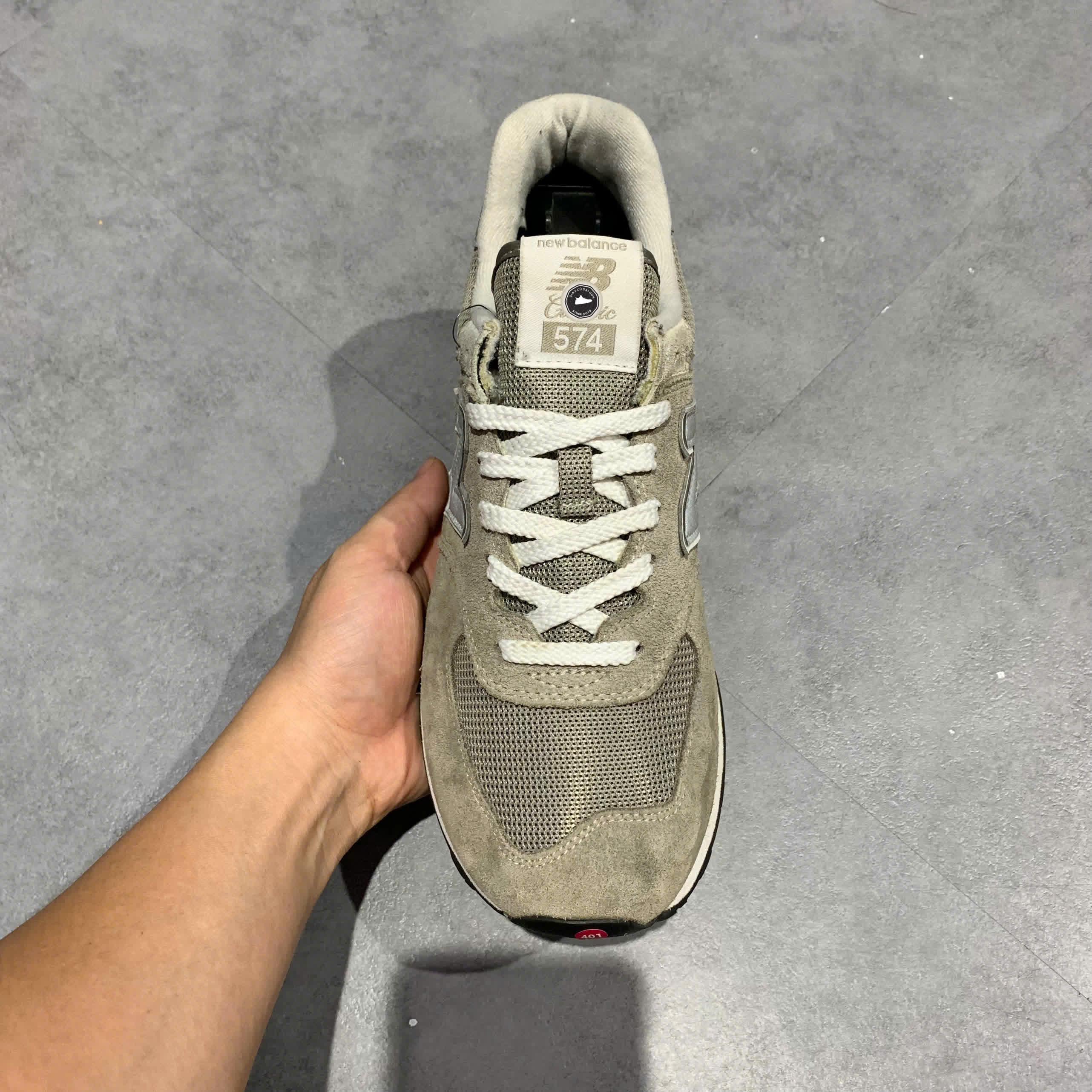 New Balance 574 Core Grey ML574EGG SIZE 42 GIÀY 2HAND CHÍNH HÃNG PVN21030