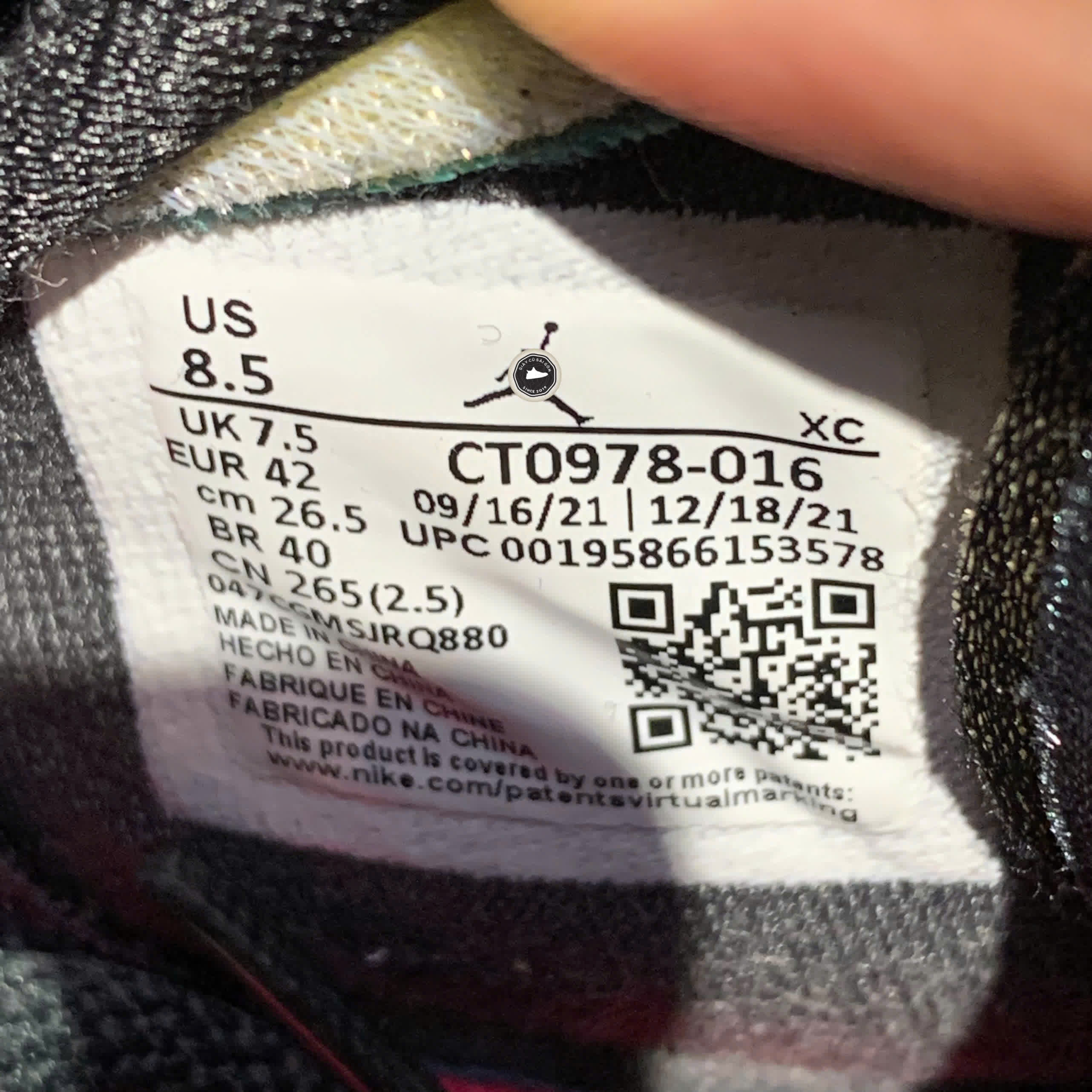 Air Jordan 1 High Zoom Comfort 'Multi-Color' CT0978 016 SIZE 42 GIÀY 2HAND CHÍNH HÃNG PVN20445