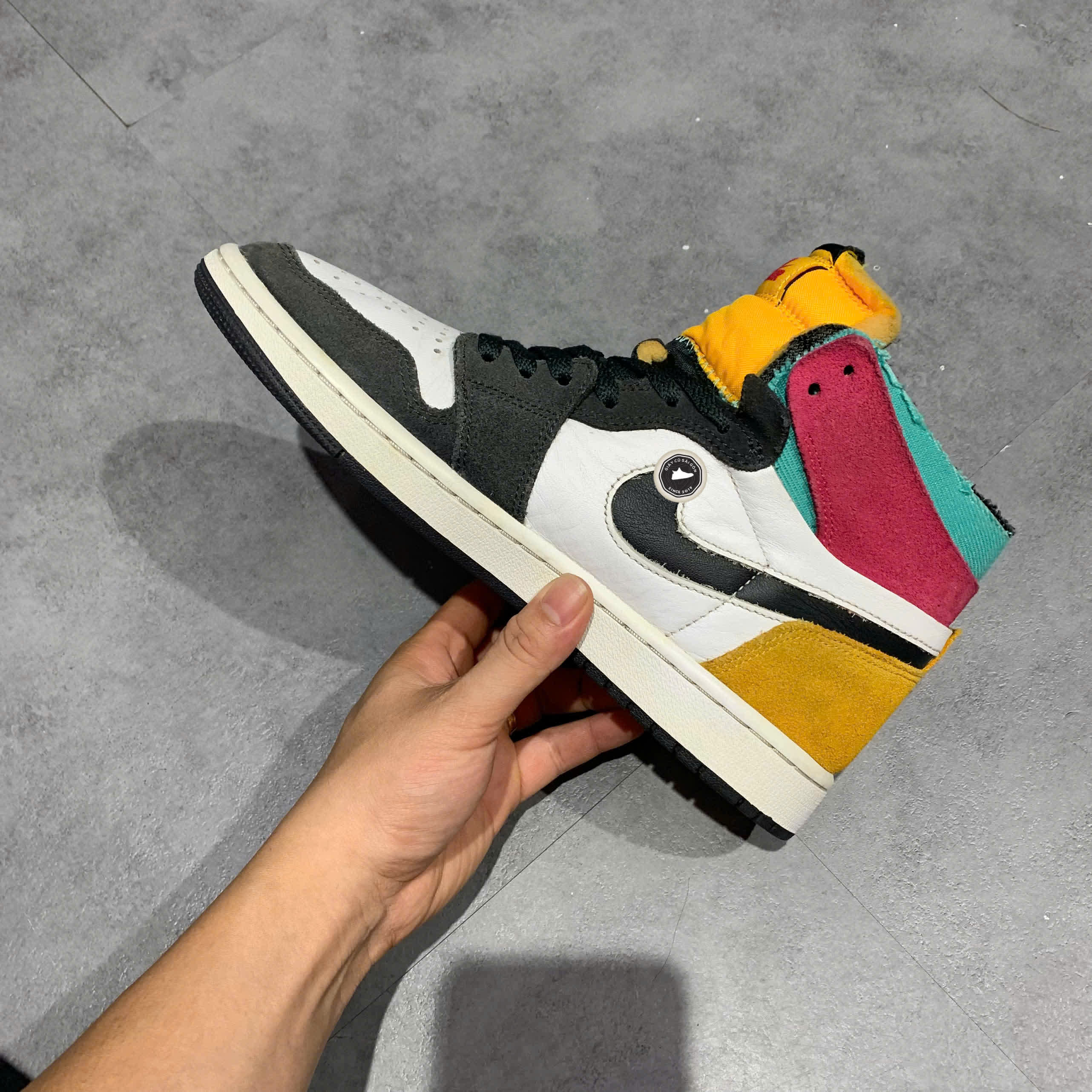 Air Jordan 1 High Zoom Comfort 'Multi-Color' CT0978 016 SIZE 42 GIÀY 2HAND CHÍNH HÃNG PVN20445