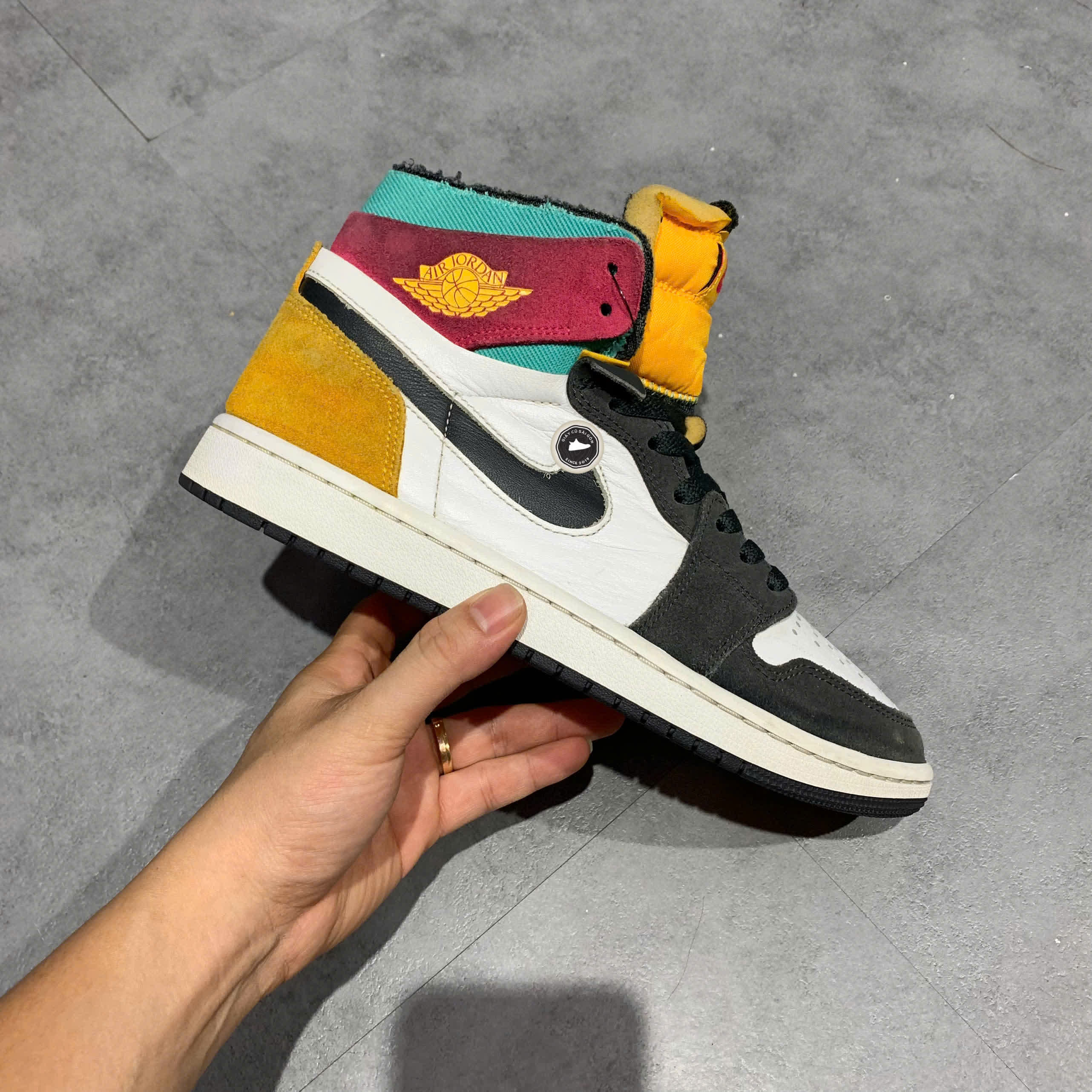 Air Jordan 1 High Zoom Comfort 'Multi-Color' CT0978 016 SIZE 42 GIÀY 2HAND CHÍNH HÃNG PVN20445