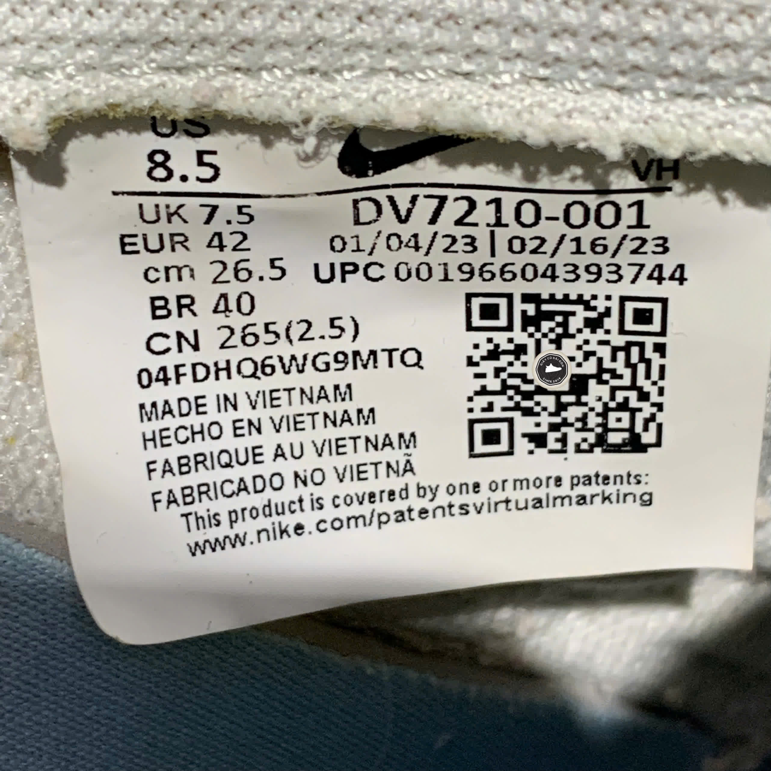 Nike Dunk Low SE Gone Fishing Chinook Salmon DV7210 001 SIZE 42 GIÀY 2HAND CHÍNH HÃNG PVN20403