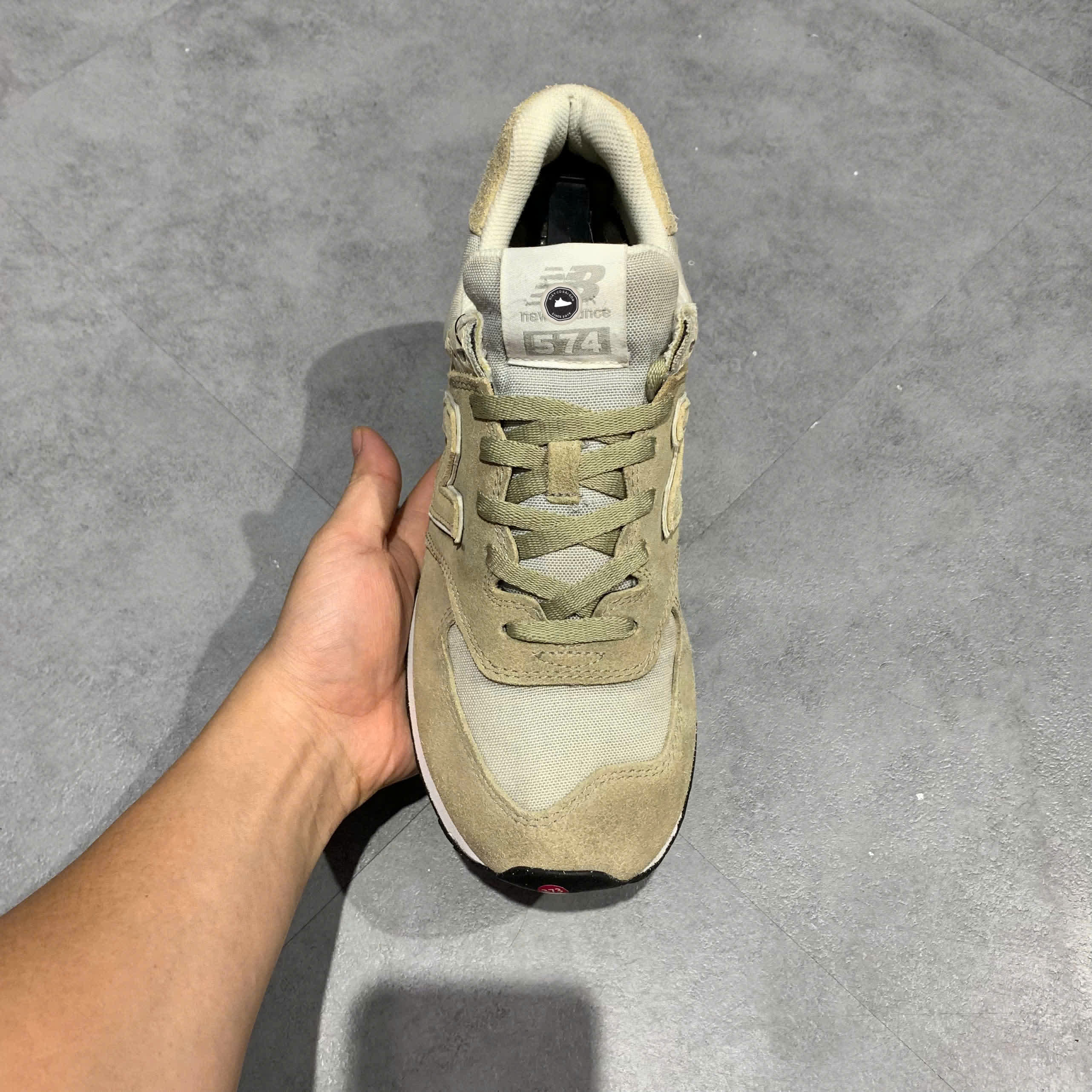 NEW BALANCE 574 'GREY SEA SALT' ML574RD2 SIZE 42 GIÀY 2HAND CHÍNH HÃNG PVN20986