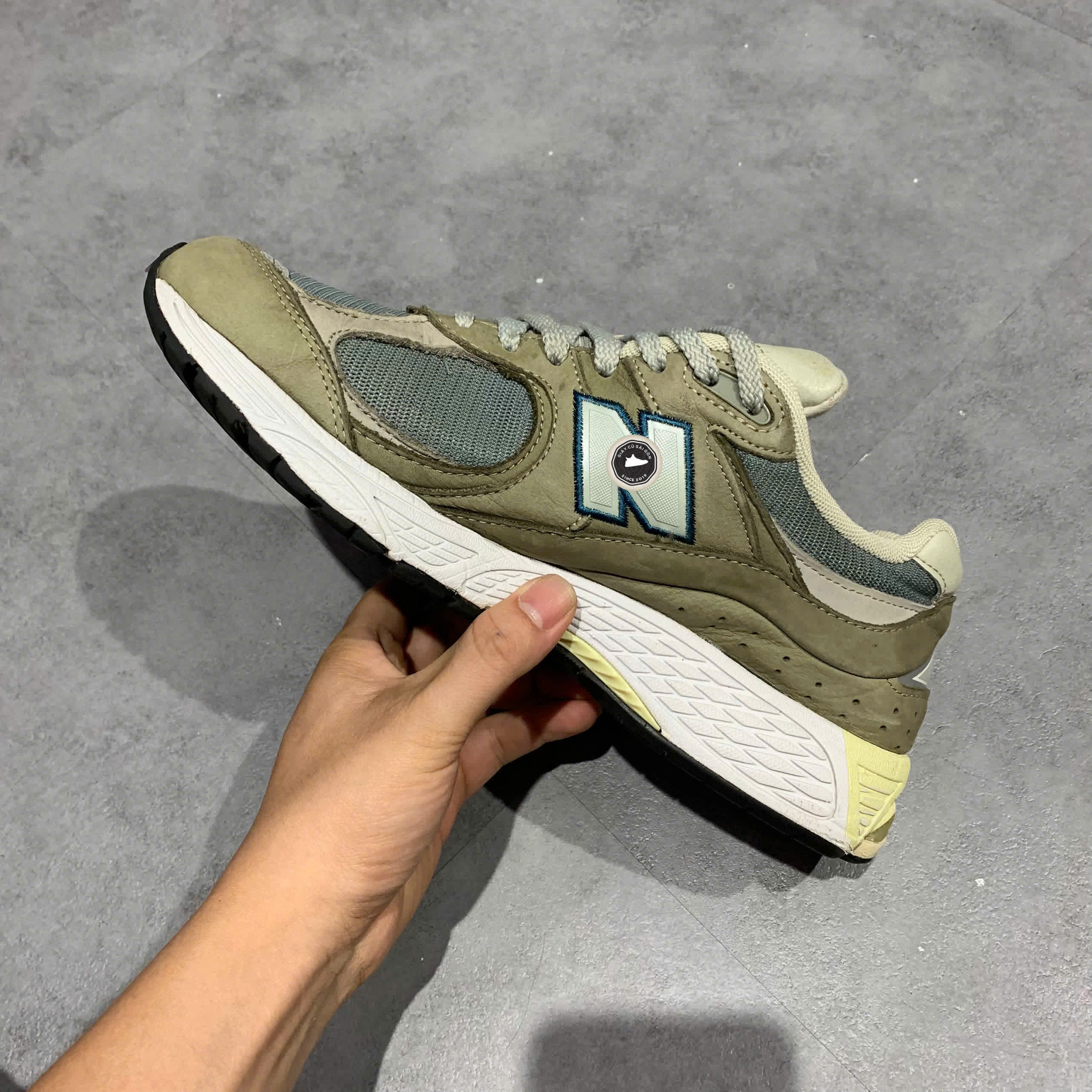 New Balance 2002R 'Grey Mallard Blue' M2002RNA SIZE 42.5 GIÀY 2HAND CHÍNH HÃNG PVN20985