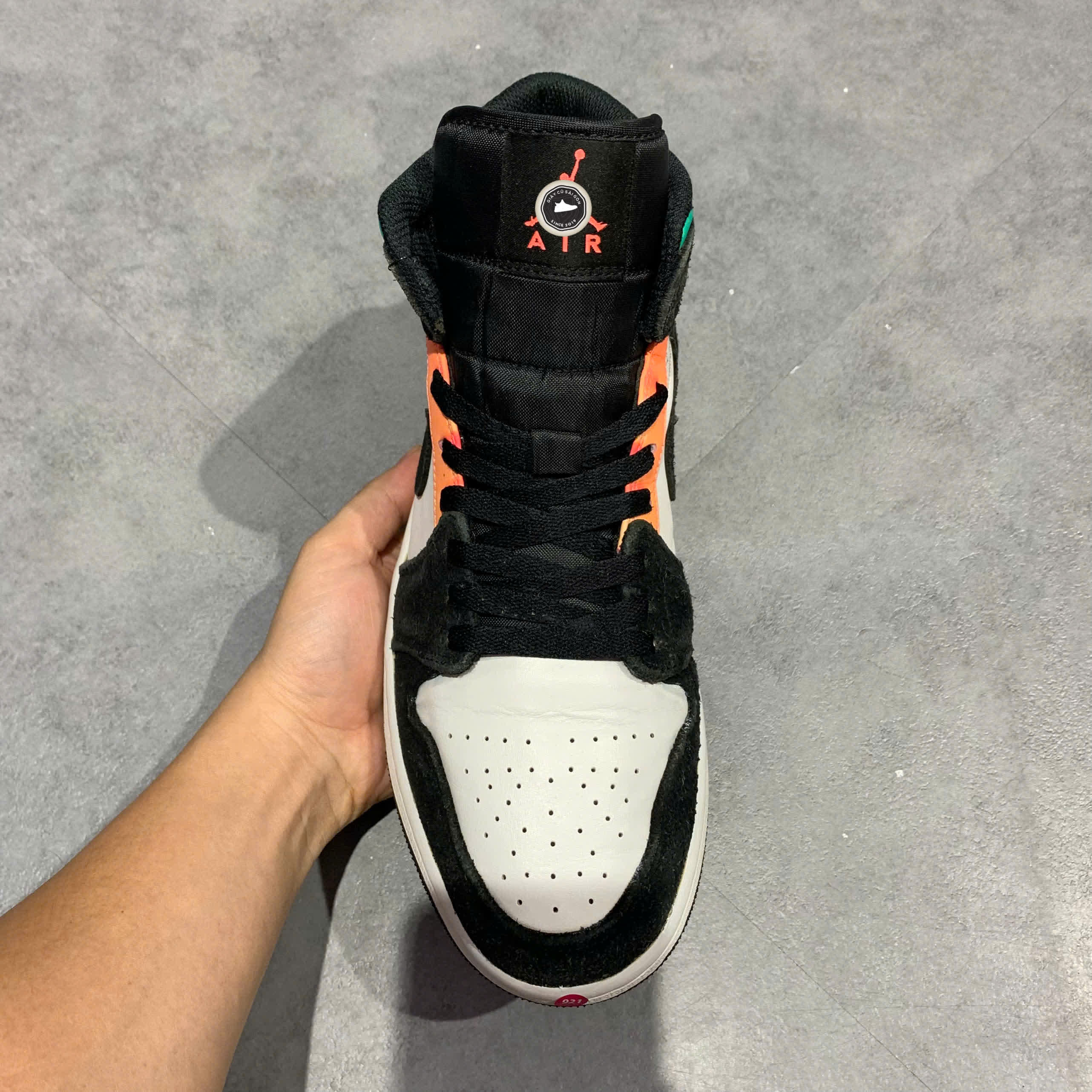 AIR JORDAN 1 MID SE 'SOUTH BEACH' 852542 116 SIZE 42.5 GIÀY 2HAND CHÍNH HÃNG PVN20655