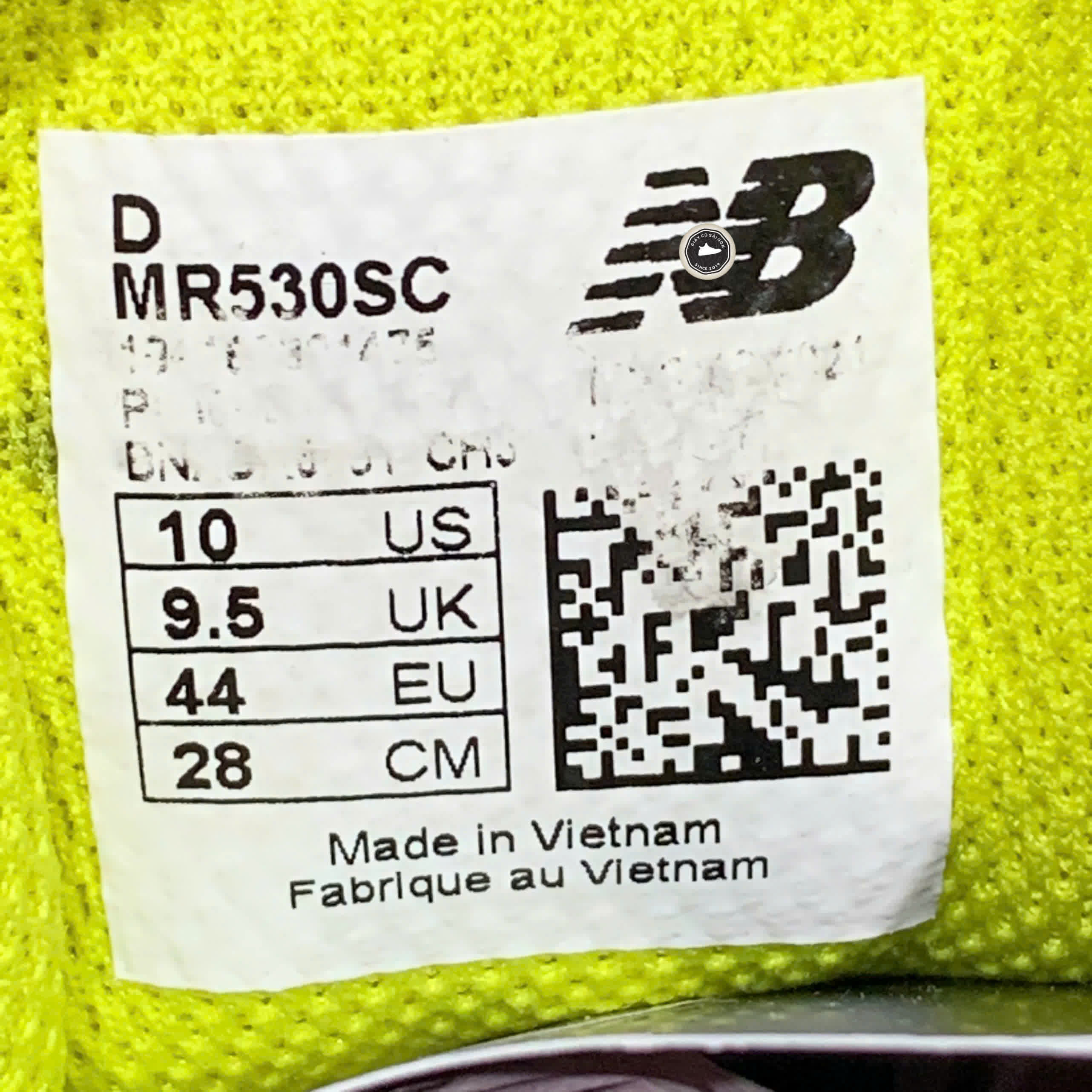 New Balance 530 Silver Yellow MR530SC SIZE 44 GIÀY 2HAND CHÍNH HÃNG PVN21049