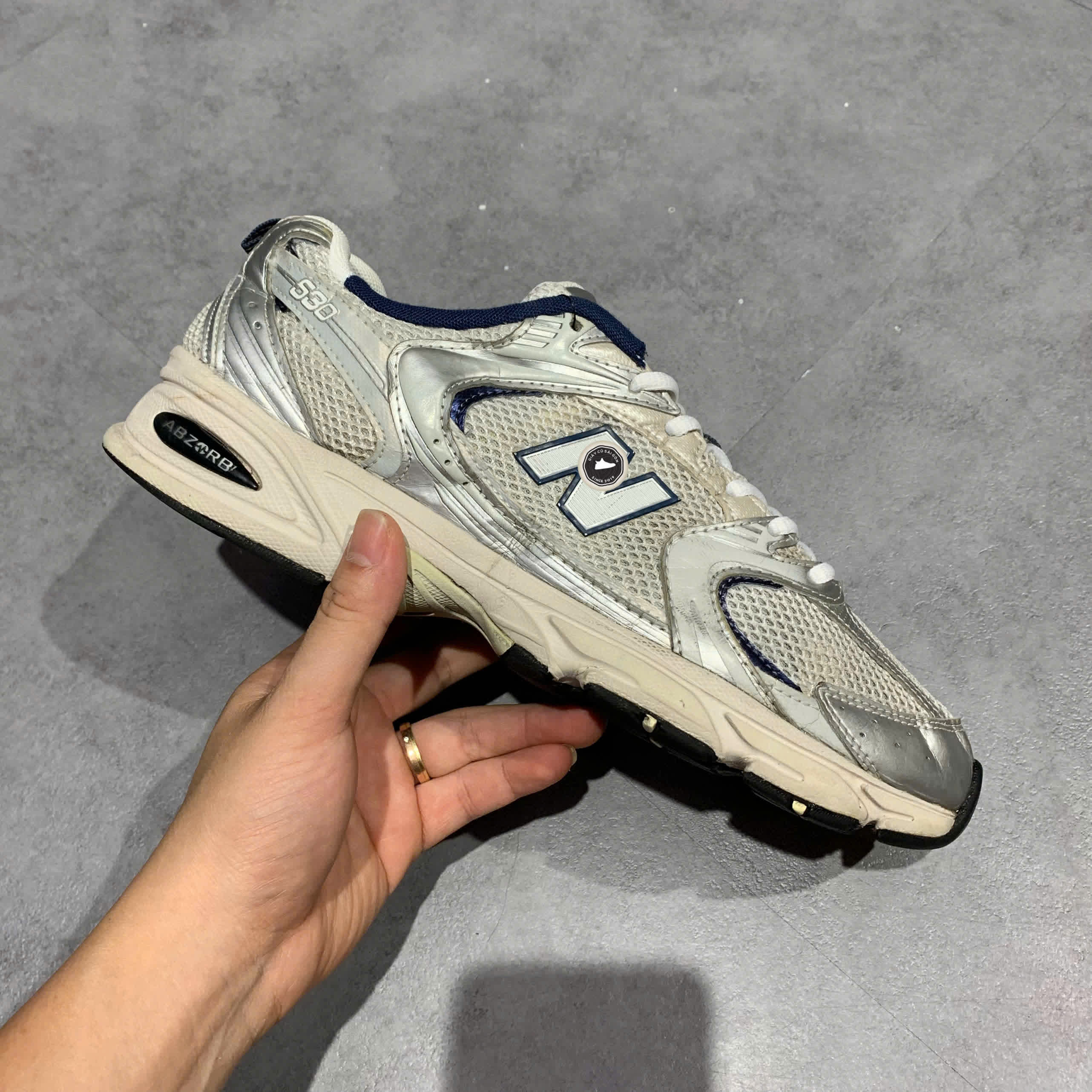 New Balance 530 Steel Grey MR530KA SIZE 44 GIÀY 2HAND CHÍNH HÃNG PVN21035