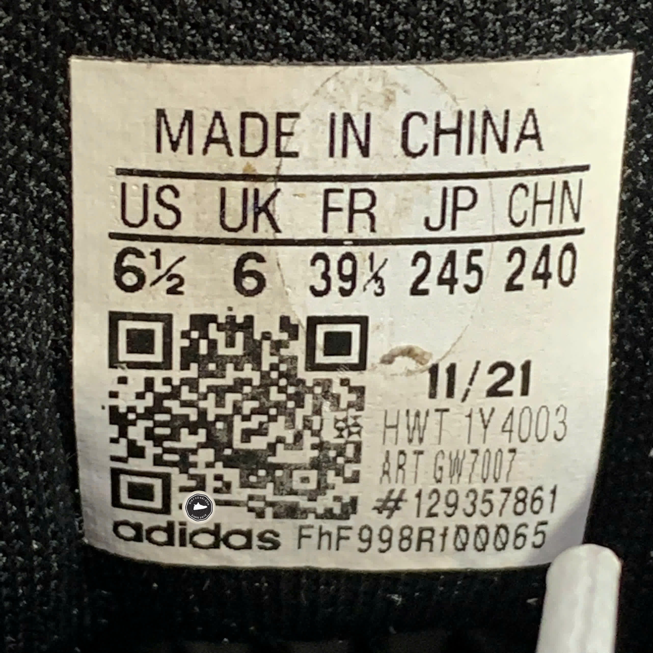 ADIDAS NEO ENTRAP 'WHITE YELLOW BLUE' GW7007 SIZE 39 1/3 GIÀY 2HAND CHÍNH HÃNG PVN20388