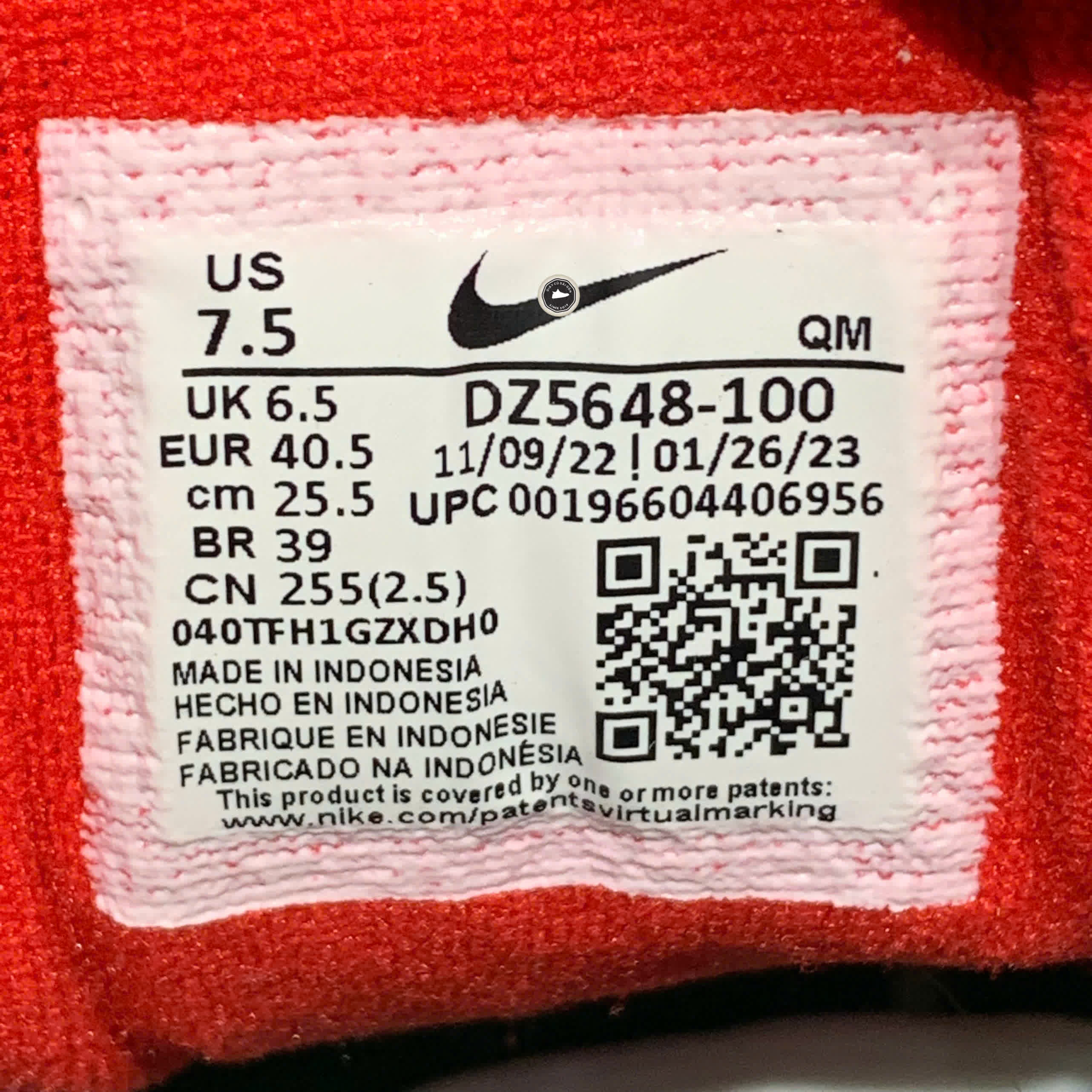 NIKE SB ISHOD WAIR PREMIUM 'CHICAGO' DZ5648 100 SIZE 40.5 GIÀY 2HAND CHÍNH HÃNG  PVN20493