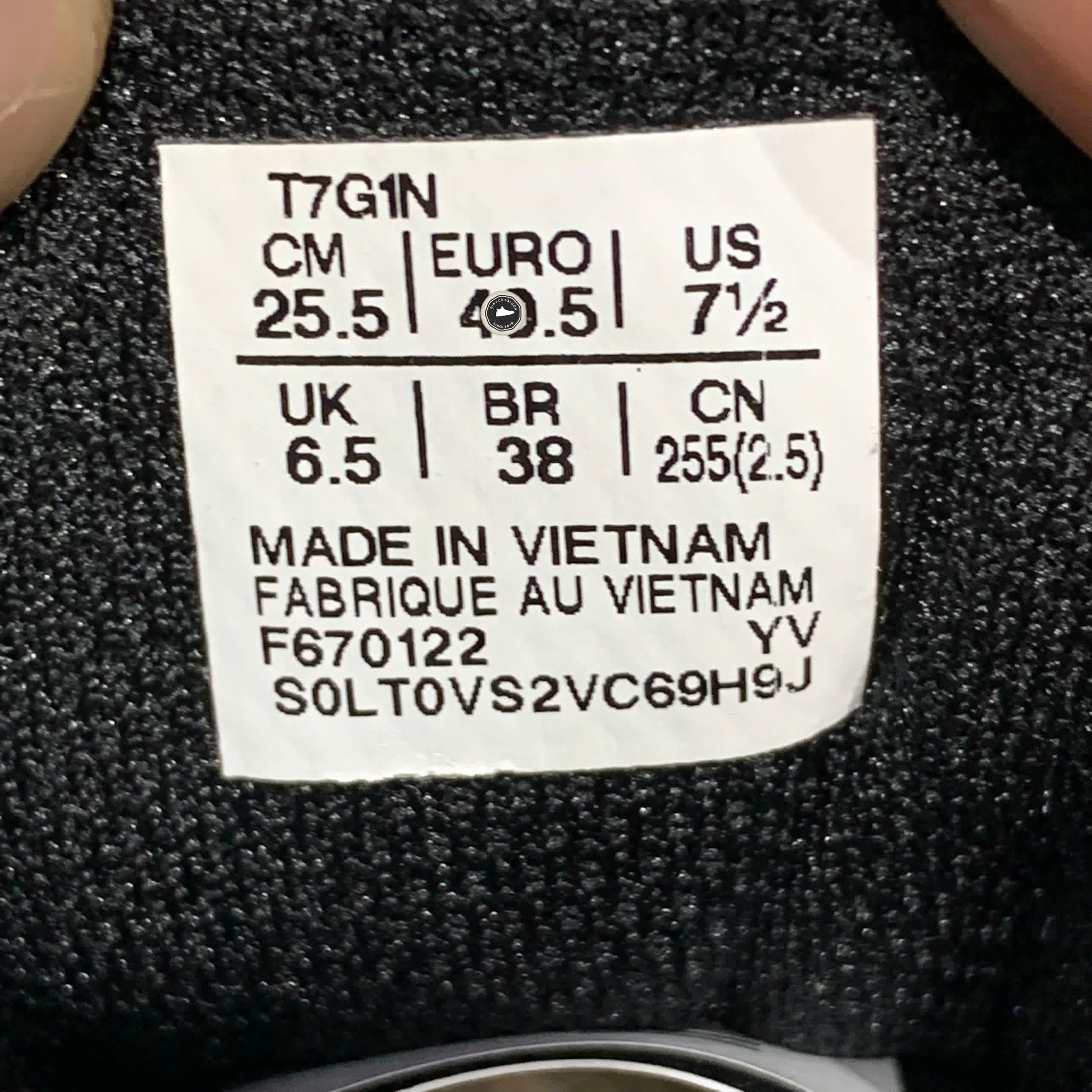 ASICS GEL-Venture 6 T7G1N SIZE 40.5 GIÀY 2HAND CHÍNH HÃNG PVN20494