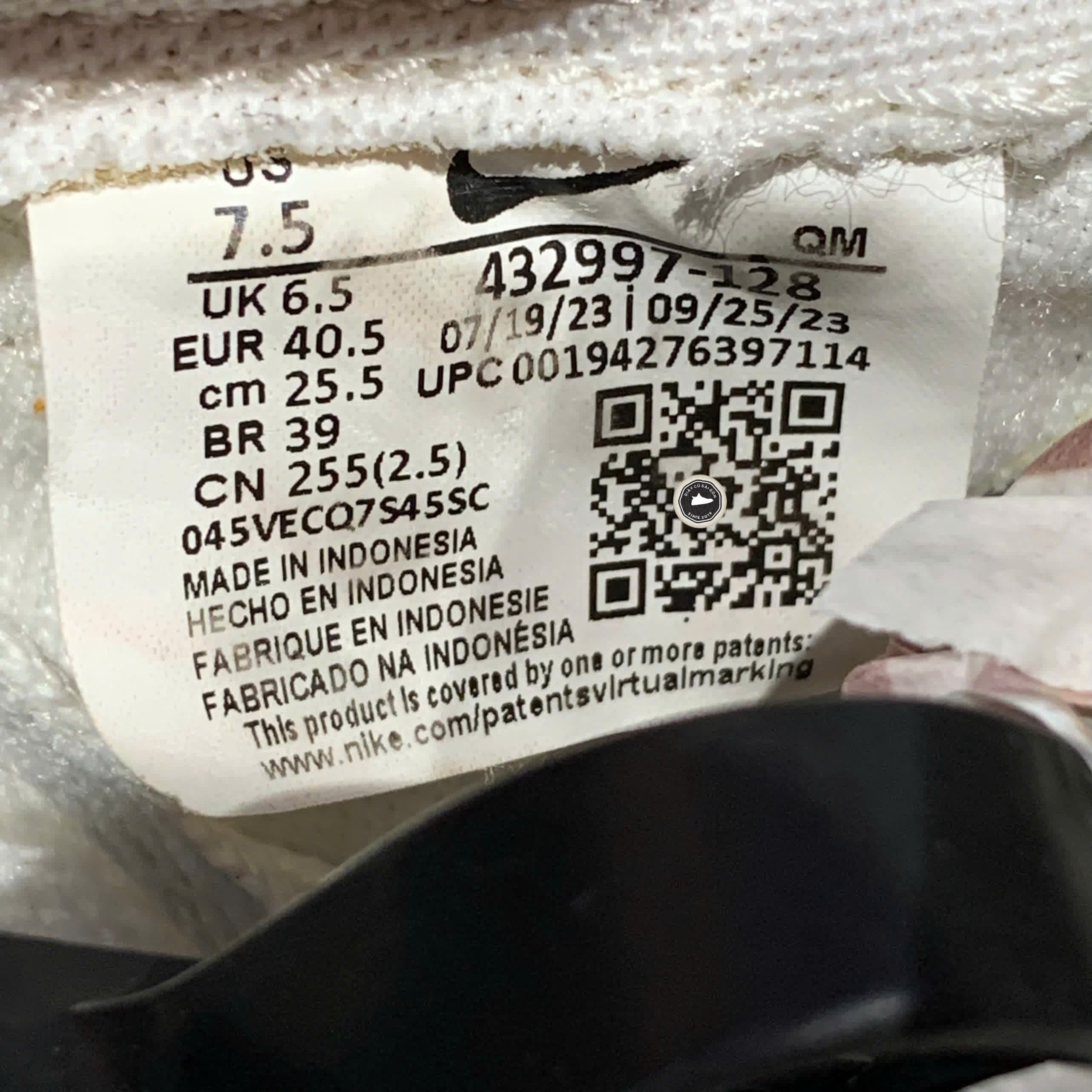 NIKE KILLSHOT 2 LEATHER 'SAIL GUM' 432997 128 SIZE 40.5 GIÀY 2HAND CHÍNH HÃNG 20535