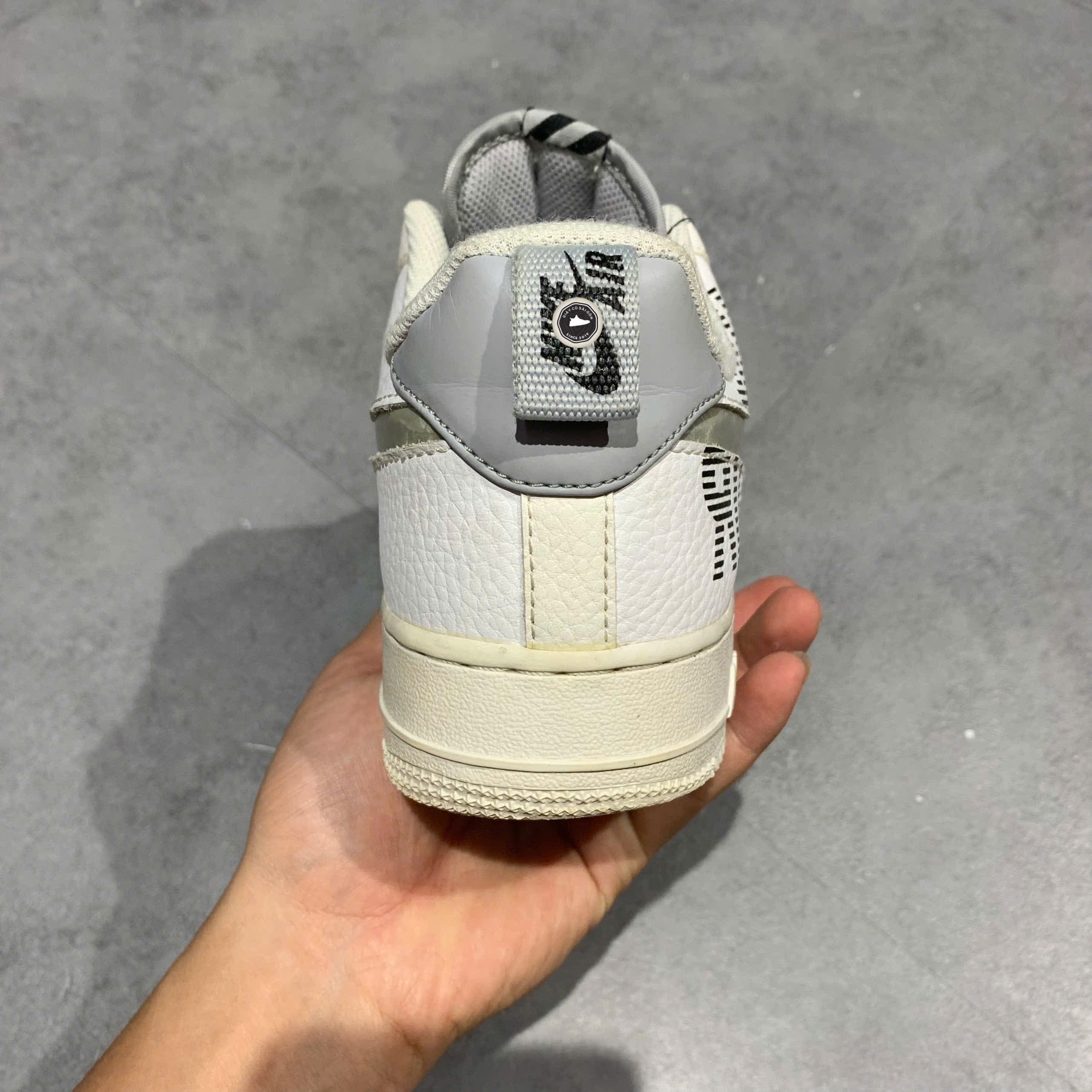 Nike Air Force 1 Low 'Under Construction - White' BQ4421 100 SIZE 40.5 GIÀY 2HAND CHÍNH HÃNG PVN20639