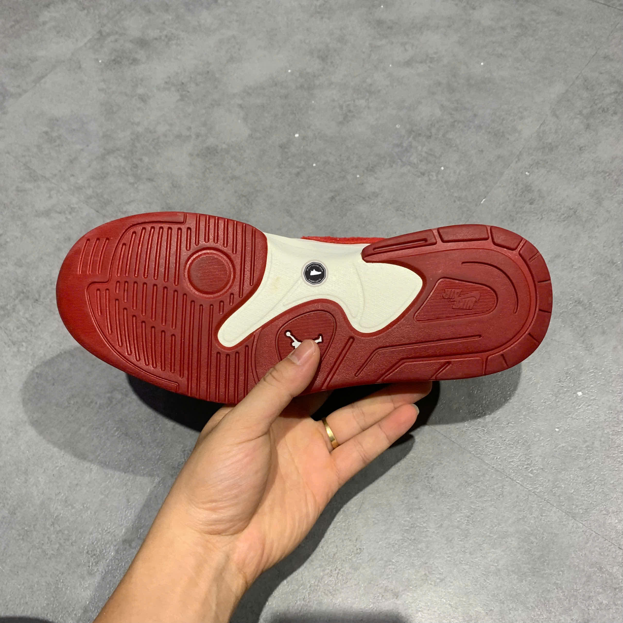 JORDAN STADIUM 90 WHITE VARSITY RED DX4397 106 SIZE 40.5 GIÀY 2HAND CHÍNH HÃNG  PVN20540