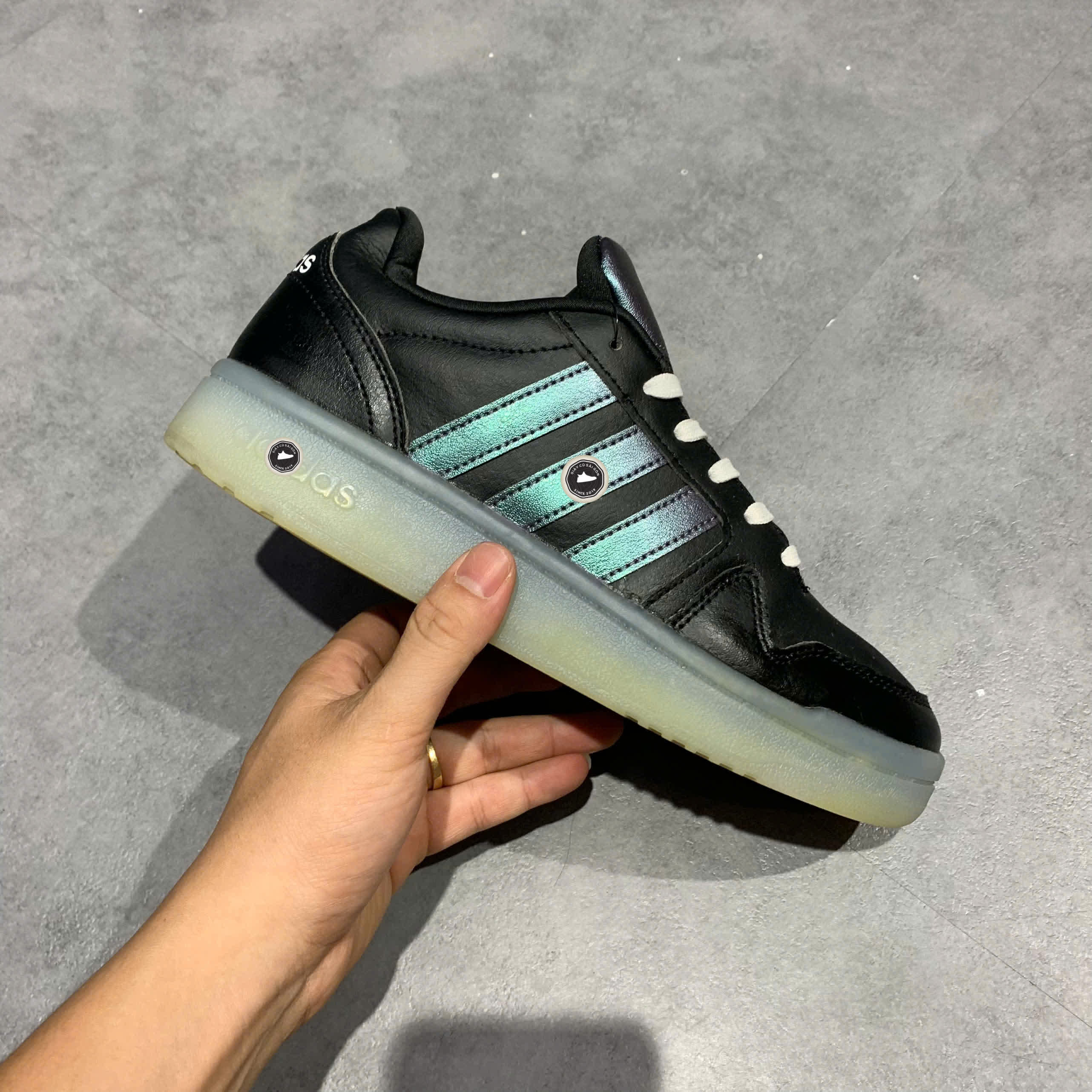 ADIDAS Postmove 'Black Silver Metallic' GY7539 SIZE 40 GIÀY 2HAND CHÍNH HÃNG PVN20565