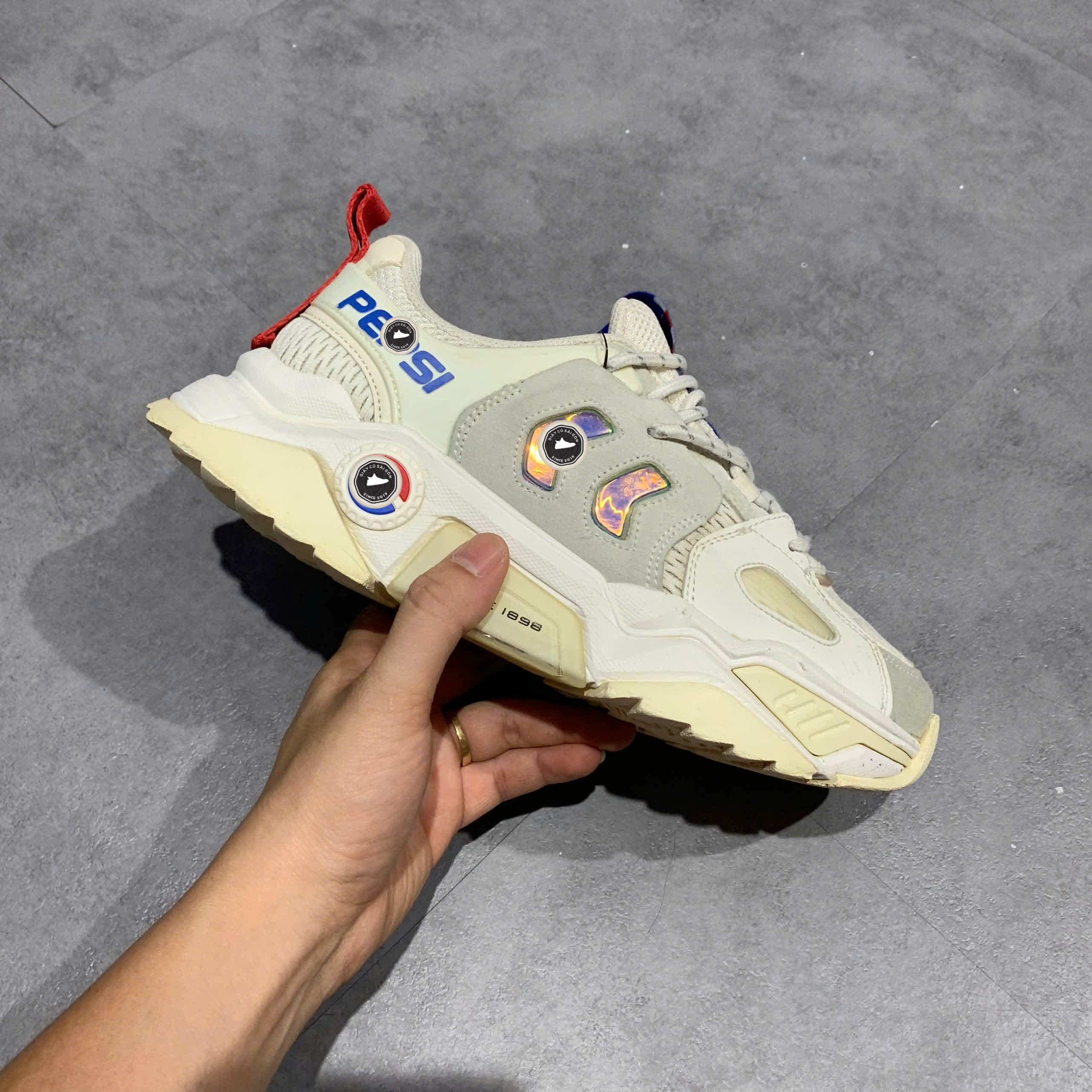 PEPSI PS 1219113 PS 1219113 SIZE 40 GIÀY 2HAND CHÍNH HÃNG PVN20471