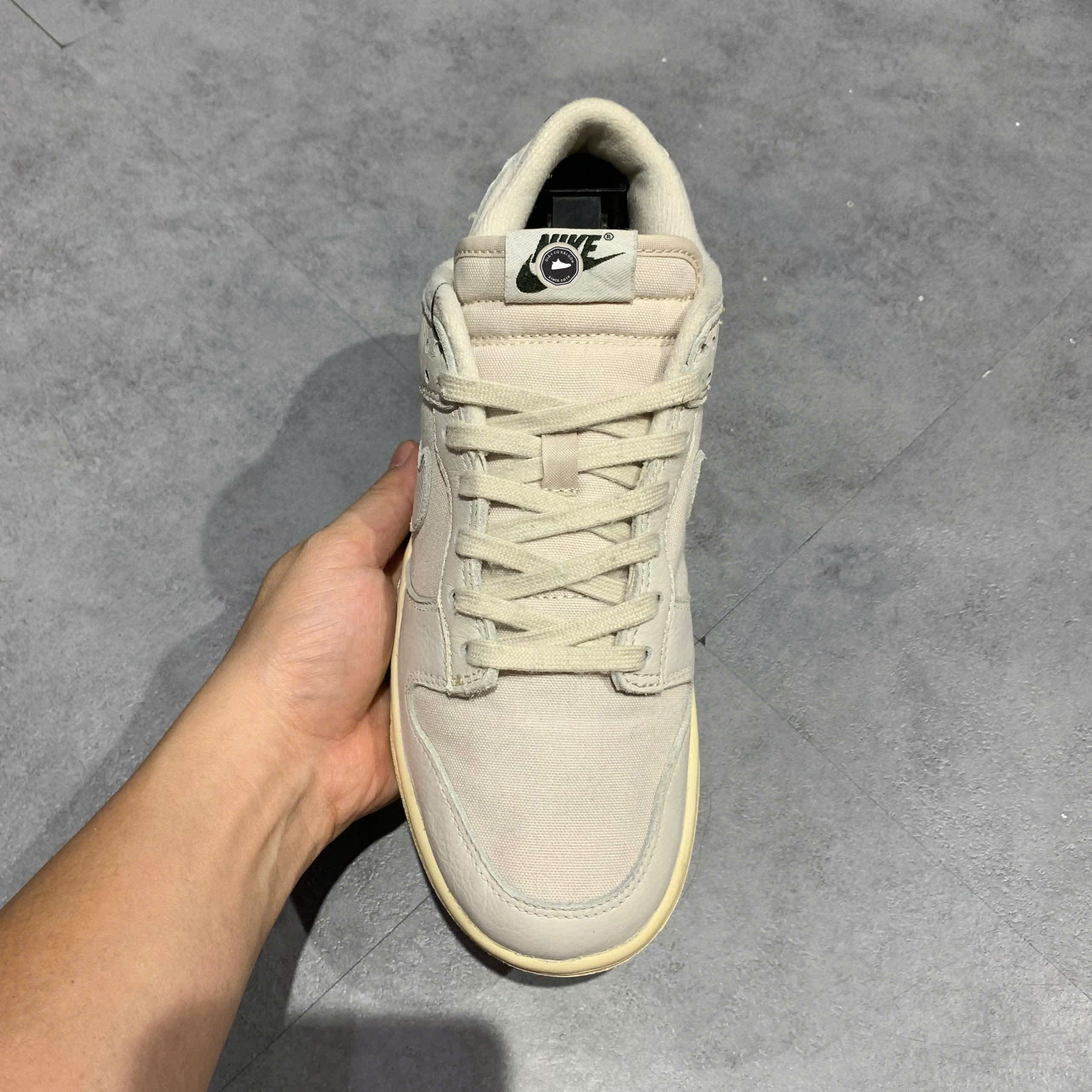 NIKE DUNK LOW PREMIUM 'LIGHT OREWOOD BROWN' DZ2538 100 SIZE 40 GIÀY 2HAND CHÍNH HÃNG PVN20051