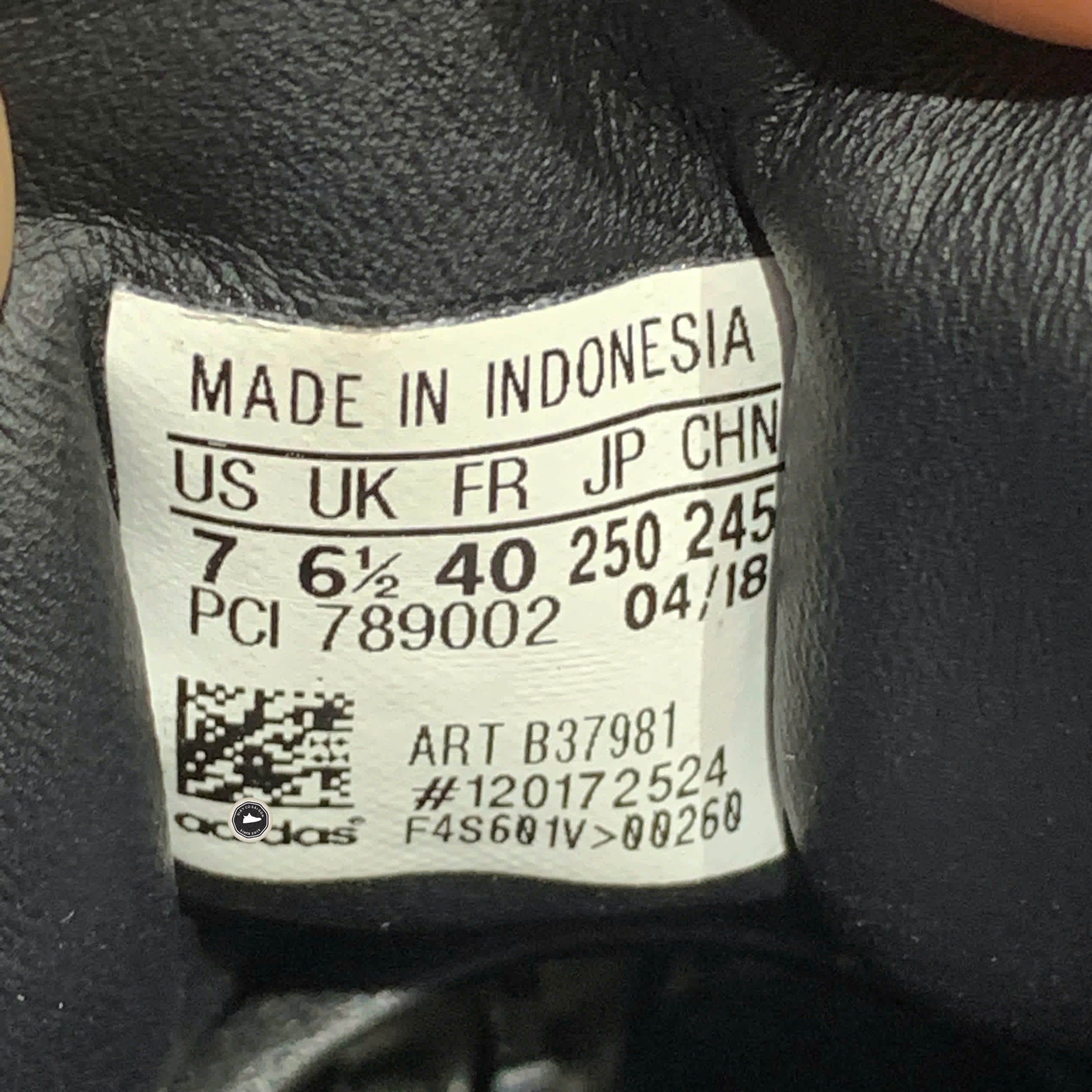 ADIDAS ORIGINALS SUPERSTAR CORE BLACK B37981 SIZE 40 GIÀY 2HAND CHÍNH HÃNG PVN20584