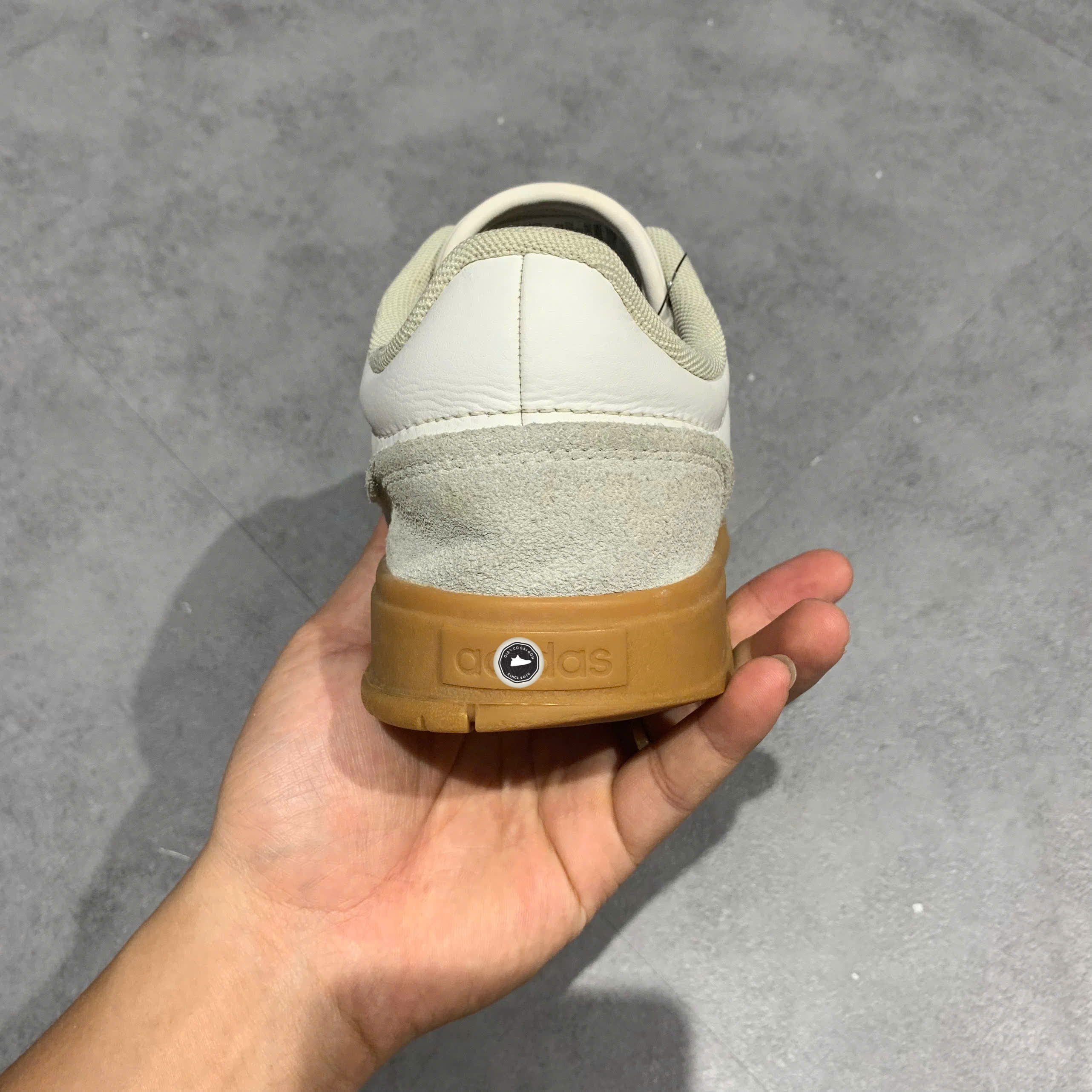 ADIDAS GRADAS 'WHITE SUB GREEN GUM' FW7208 SIZE 40 2/3 GIÀY 2HAND CHÍNH HÃNG PVN20530