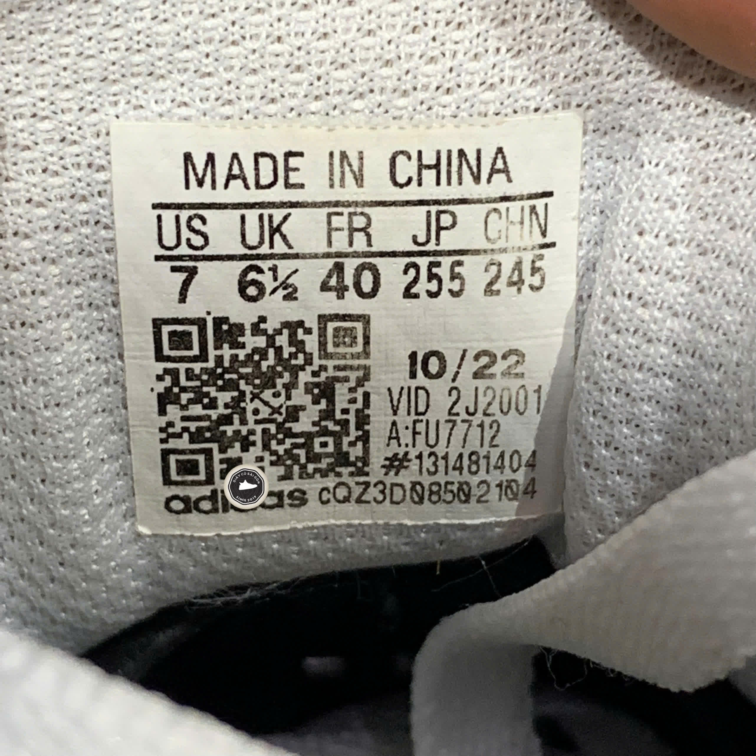 ADIDAS SUPERSTAR J FU7712 SIZE 40 GIÀY 2HAND CHÍNH HÃNG PVN20393