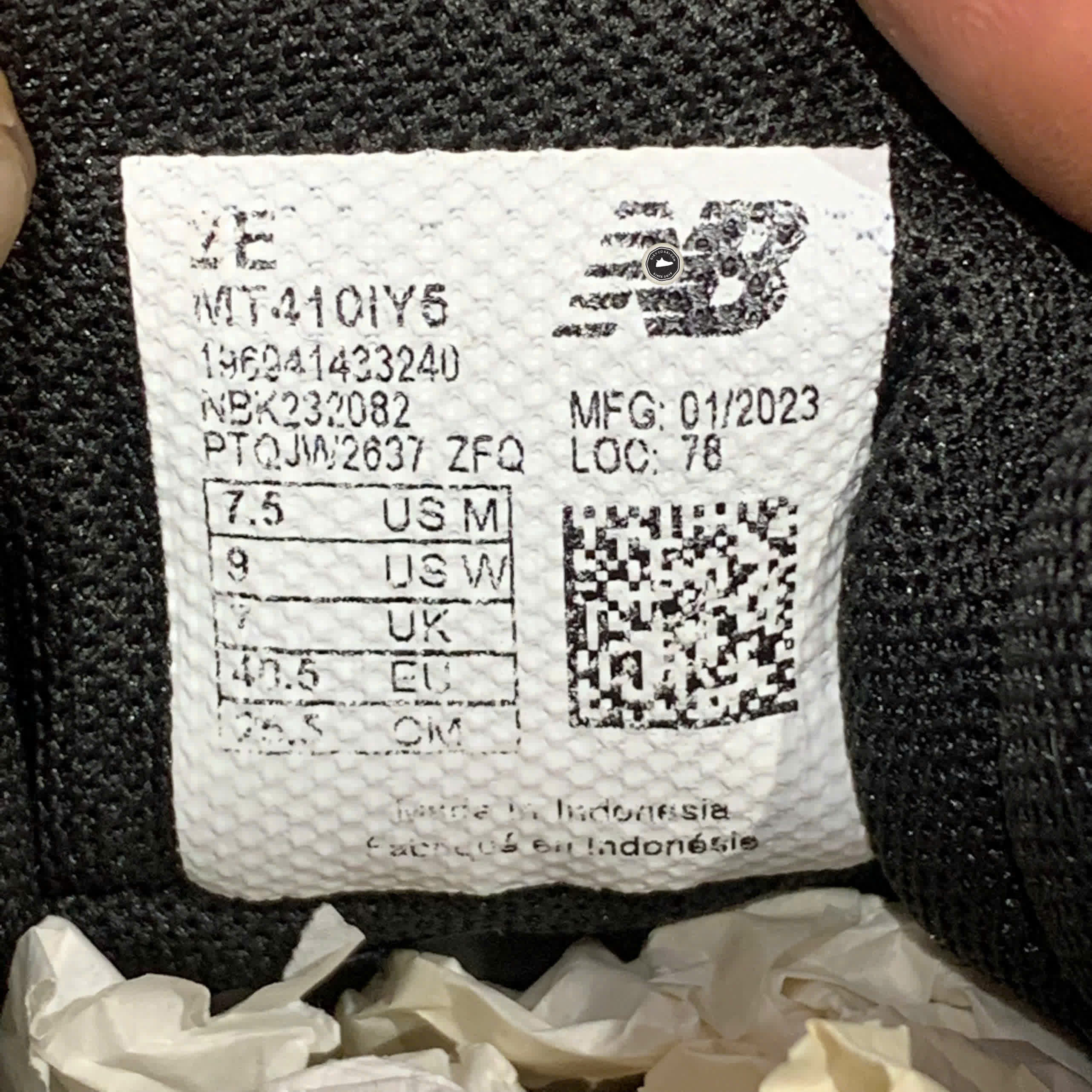 New Balance 410 v5 Grey MT410IY5 SIZE 40.5 GIÀY 2HAND CHÍNH HÃNG  PVN21033