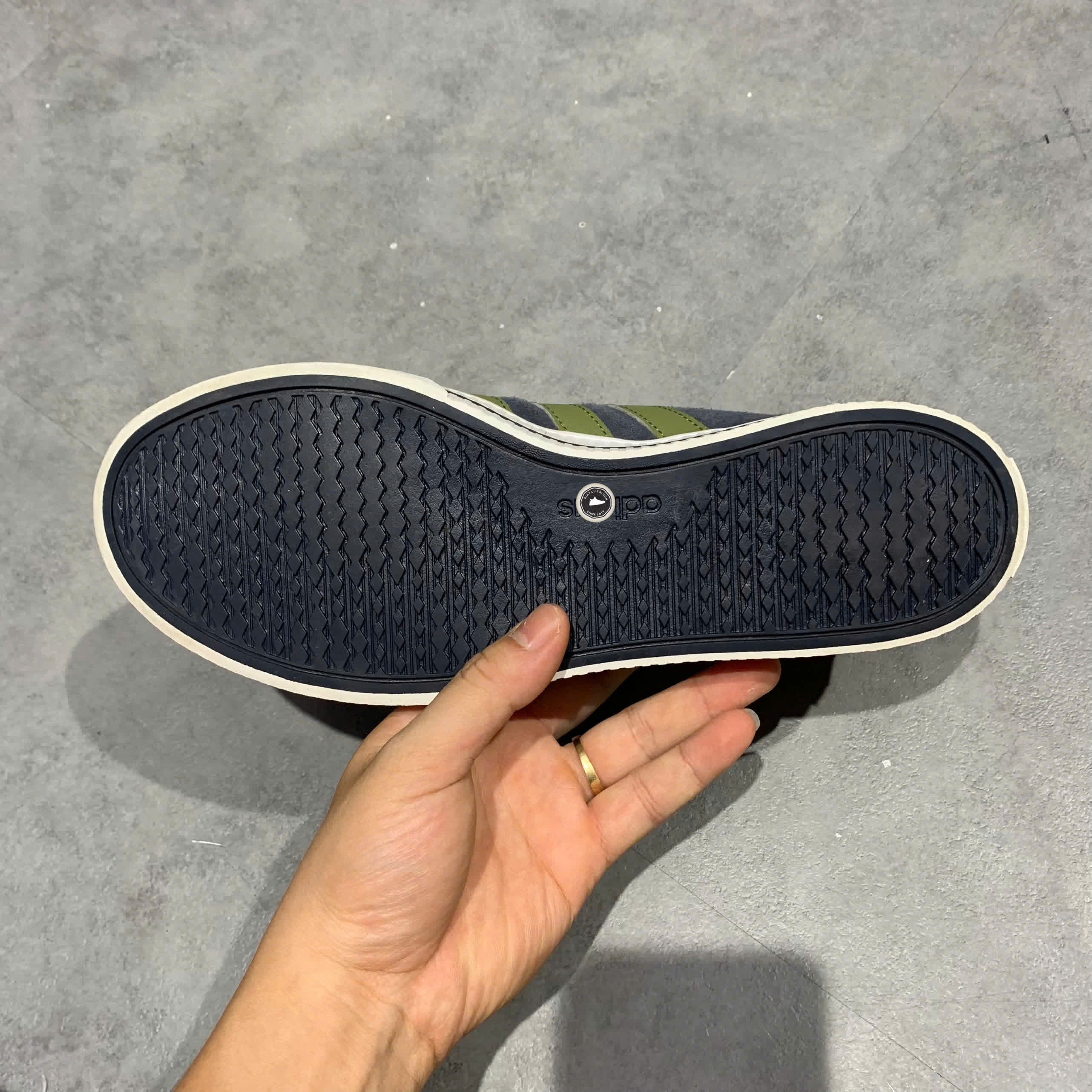 ADIDAS DAILY 3.0 NAVY OLIVE GREEN GW1917 SIZE 40 2/3 GIÀY 2HAND CHÍNH HÃNG PVN20485