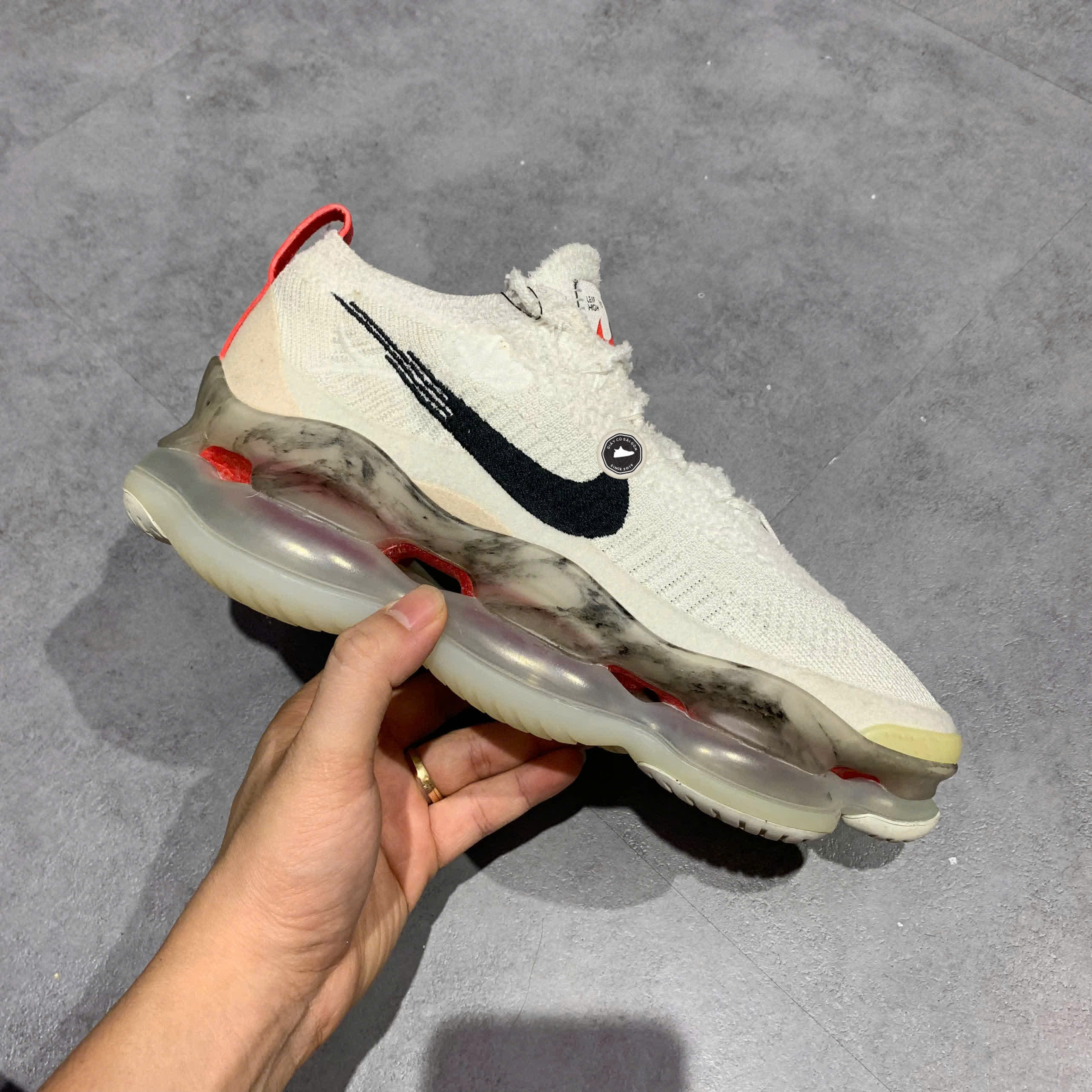 NIKE AIR MAX SCORPION FK LUNAR NEW YEAR LEAP HIGH FD4319 101 SIZE 41 GIÀY 2HAND CHÍNH HÃNG  PVN20651